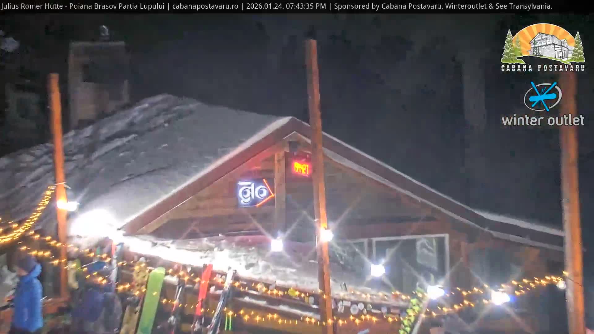 Rasnovei Plain View  from Julius Römer Hütte  Poiana Brasov Live Cam - Poiana Brasov, Braşov, Romania