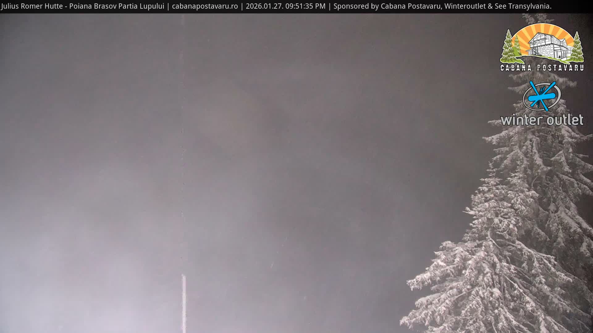 Rasnovei Plain View  from Julius Römer Hütte  Poiana Brasov Live Cam - Poiana Brasov, Braşov, Romania