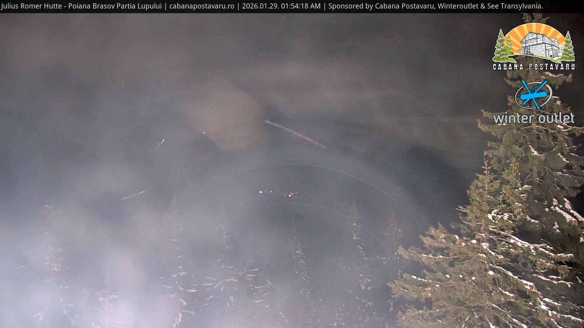 Rasnovei Plain View  from Julius Römer Hütte  Poiana Brasov Live Cam - Poiana Brasov, Braşov, Romania