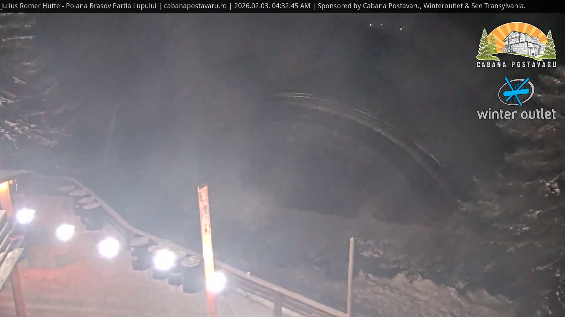 Rasnovei Plain View  from Julius Römer Hütte  Poiana Brasov Live Cam - Poiana Brasov, Braşov, Romania