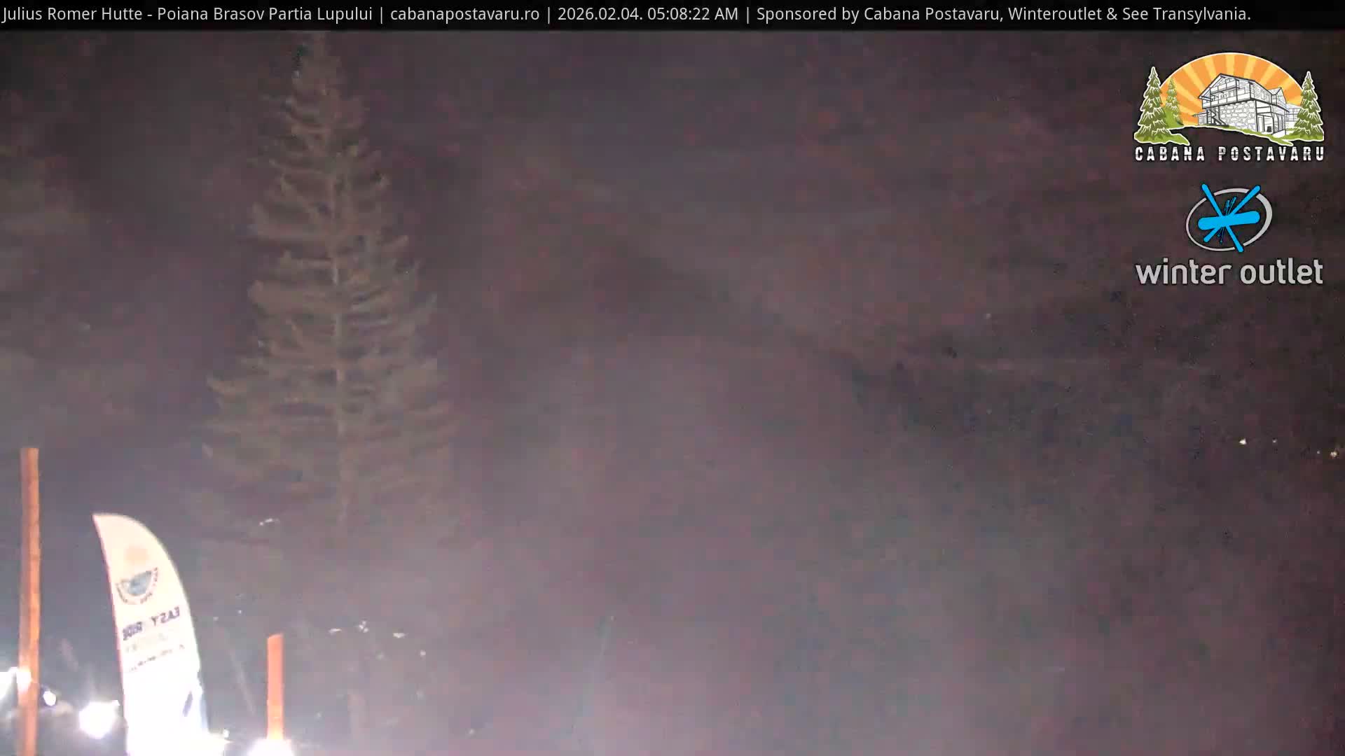 Rasnovei Plain View  from Julius Römer Hütte  Poiana Brasov Live Cam - Poiana Brasov, Braşov, Romania
