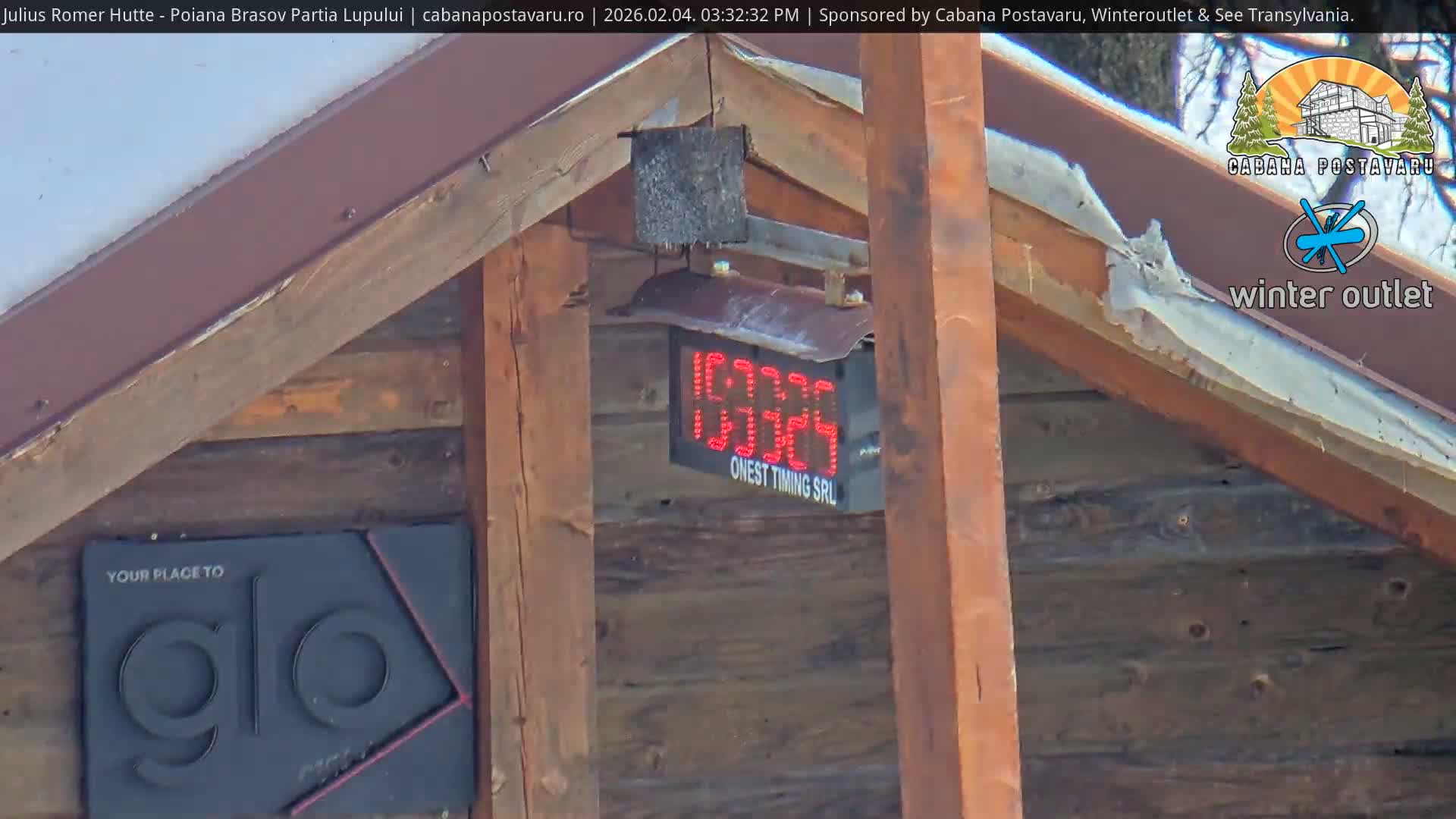 Rasnovei Plain View  from Julius Römer Hütte  Poiana Brasov Live Cam - Poiana Brasov, Braşov, Romania
