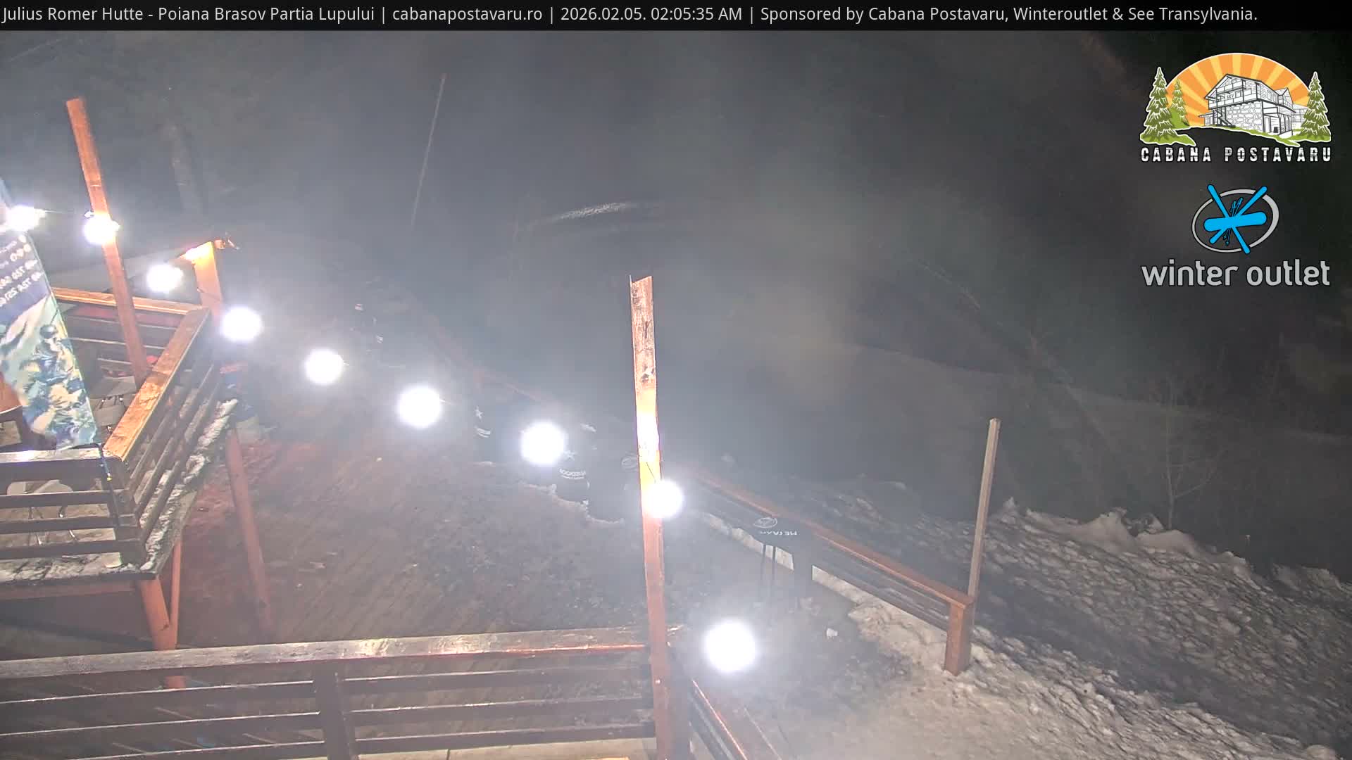 Rasnovei Plain View  from Julius Römer Hütte  Poiana Brasov Live Cam - Poiana Brasov, Braşov, Romania