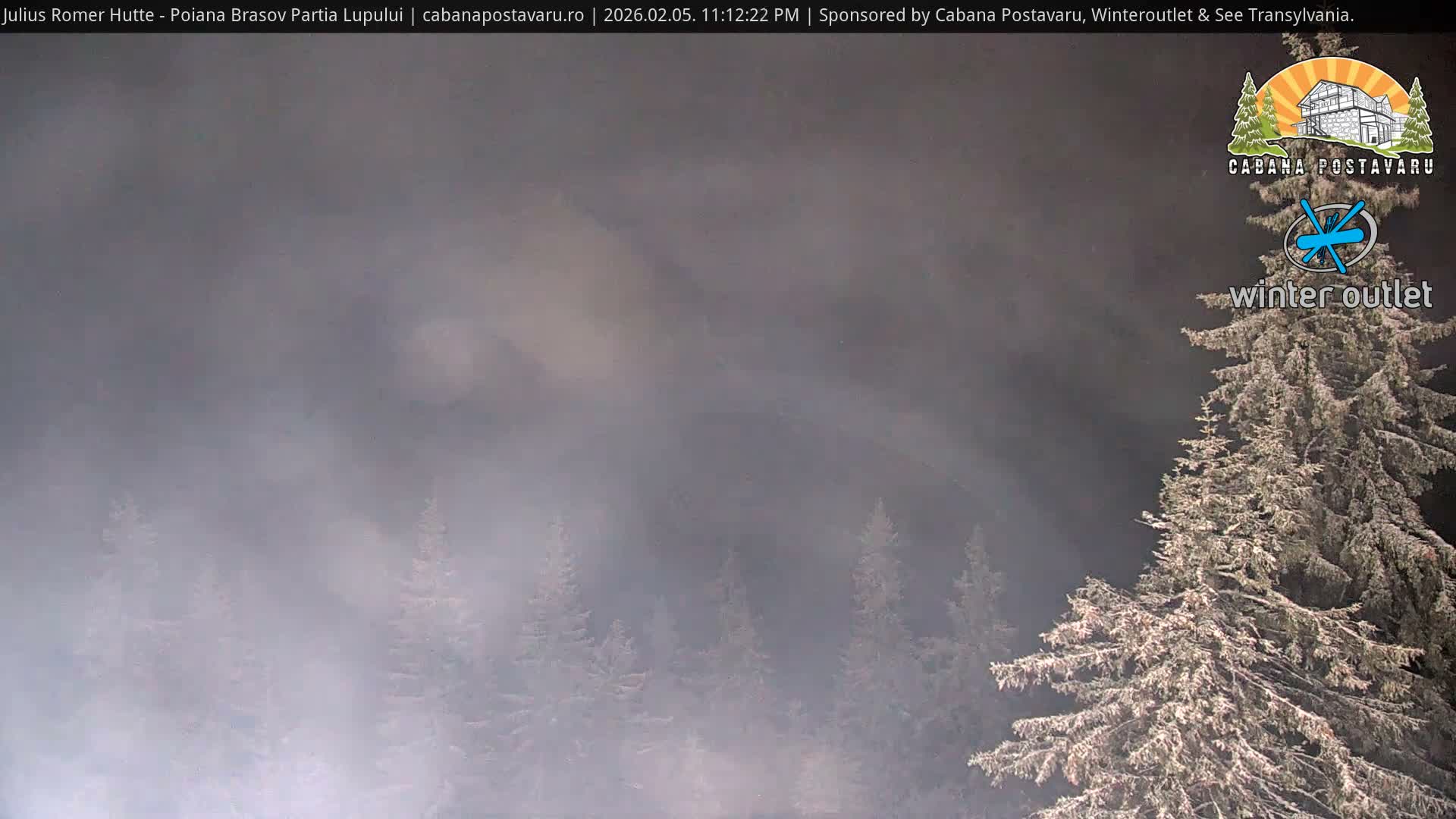 Rasnovei Plain View  from Julius Römer Hütte  Poiana Brasov Live Cam - Poiana Brasov, Braşov, Romania