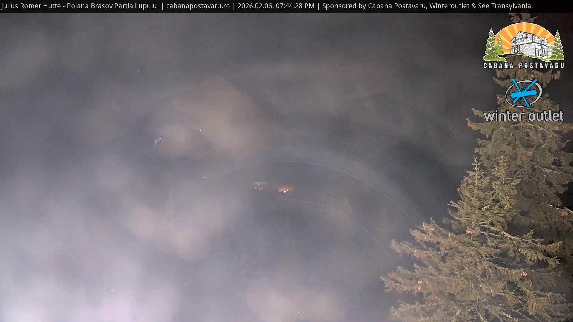 Rasnovei Plain View  from Julius Römer Hütte  Poiana Brasov Live Cam - Poiana Brasov, Braşov, Romania