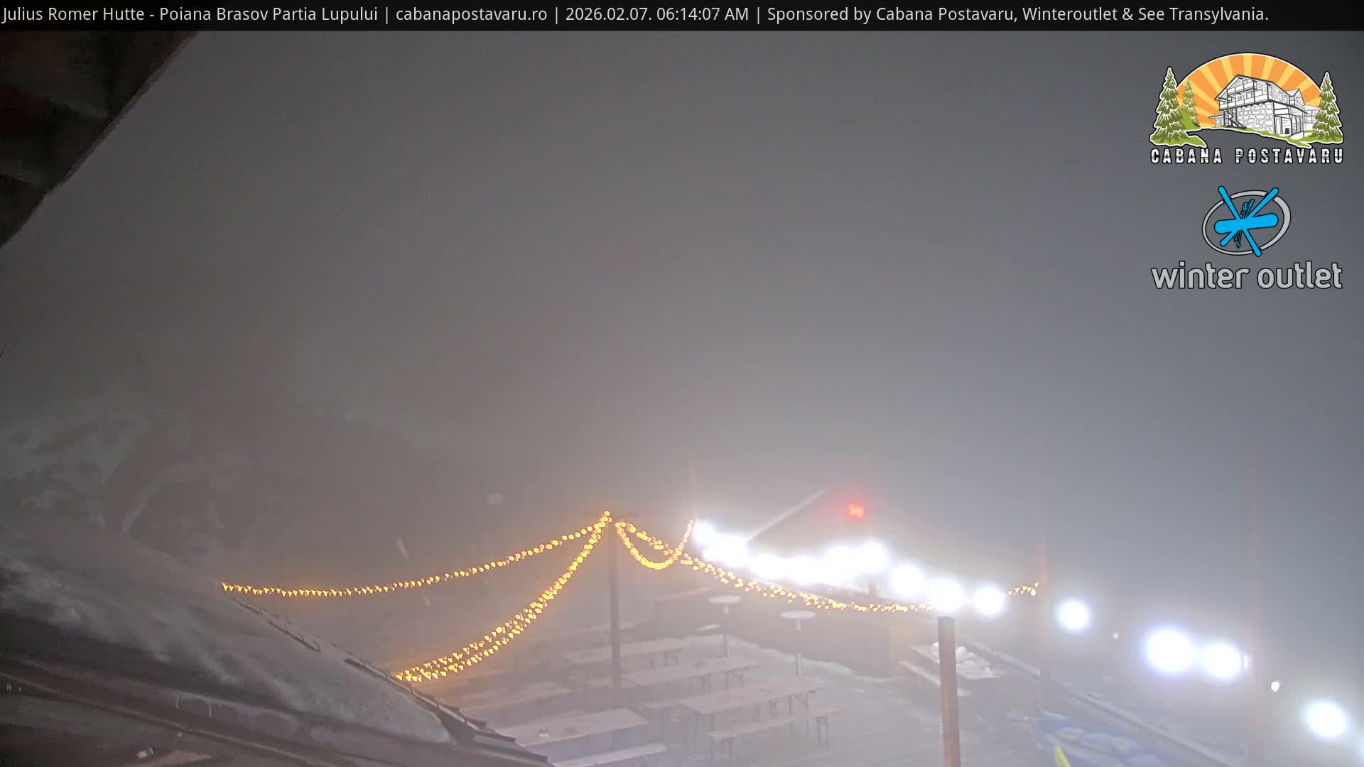 Rasnovei Plain View  from Julius Römer Hütte  Poiana Brasov Live Cam - Poiana Brasov, Braşov, Romania