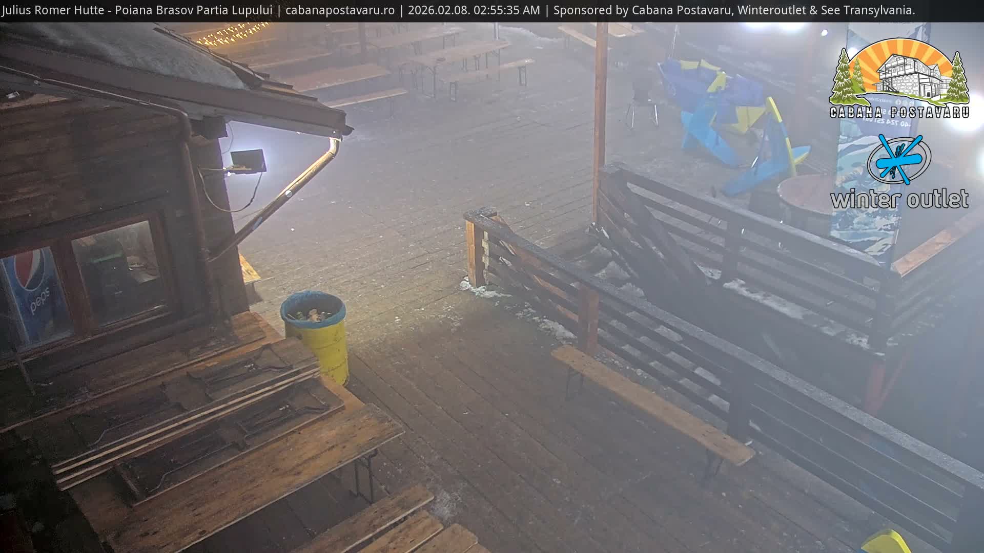 Rasnovei Plain View  from Julius Römer Hütte  Poiana Brasov Live Cam - Poiana Brasov, Braşov, Romania
