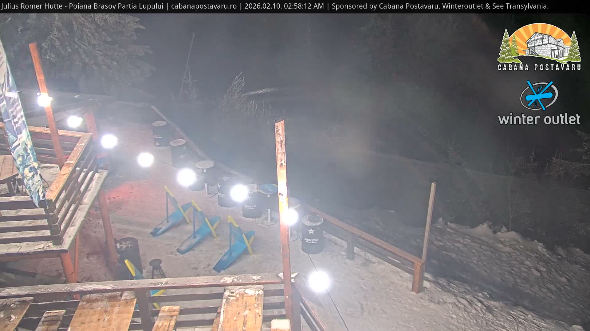 Rasnovei Plain View  from Julius Römer Hütte  Poiana Brasov Live Cam - Poiana Brasov, Braşov, Romania