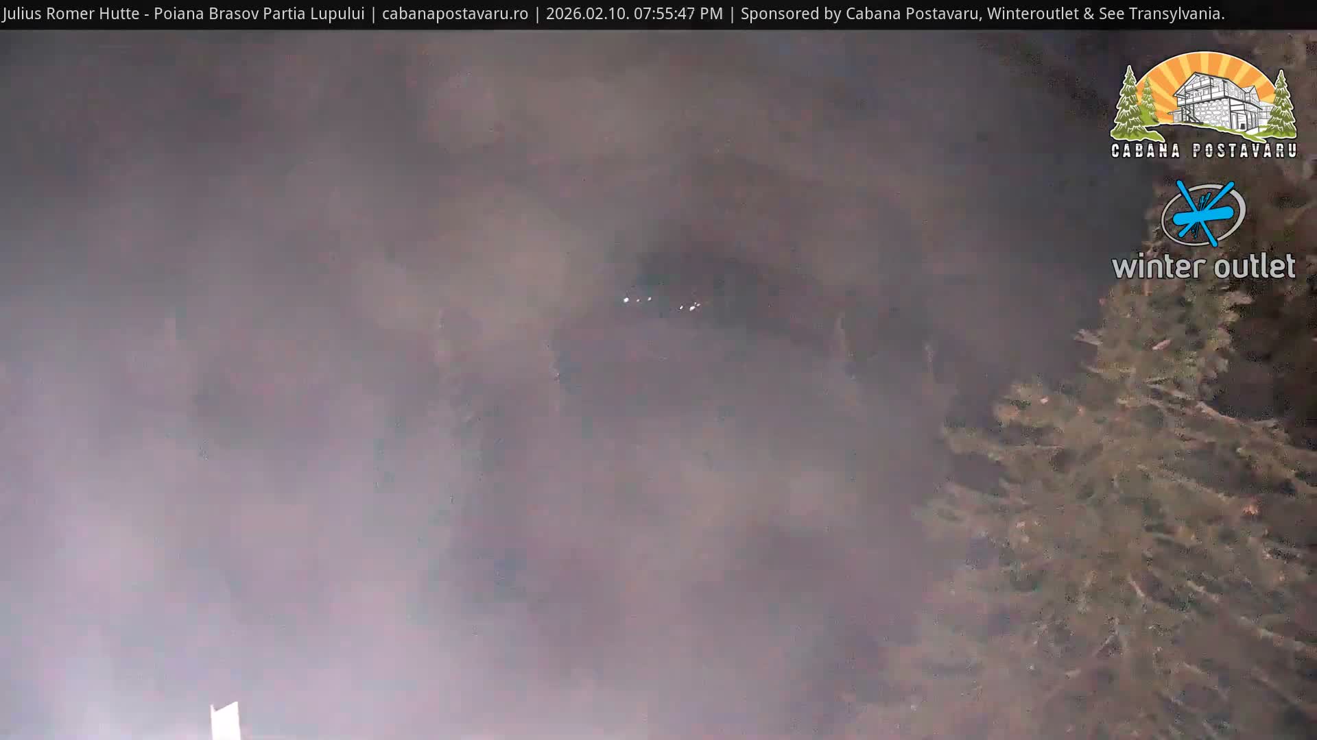 Rasnovei Plain View  from Julius Römer Hütte  Poiana Brasov Live Cam - Poiana Brasov, Braşov, Romania