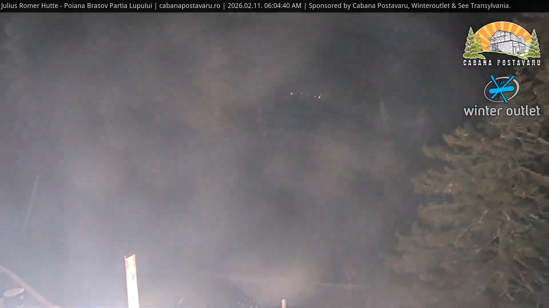 Rasnovei Plain View  from Julius Römer Hütte  Poiana Brasov Live Cam - Poiana Brasov, Braşov, Romania