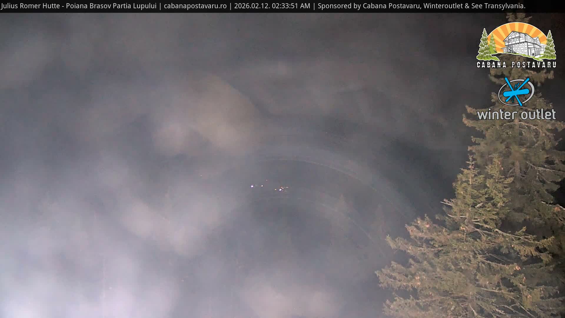 Rasnovei Plain View  from Julius Römer Hütte  Poiana Brasov Live Cam - Poiana Brasov, Braşov, Romania