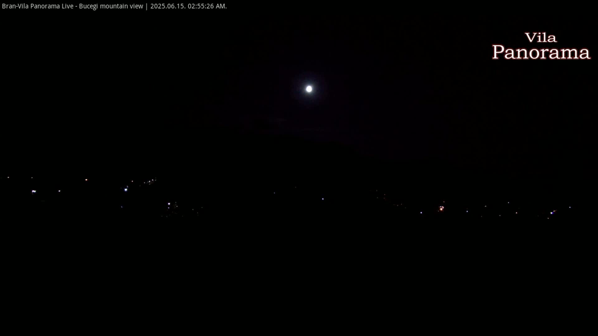 Bucegi Mountain View from Bran Live Cam - Bran,  Braşov, Romania