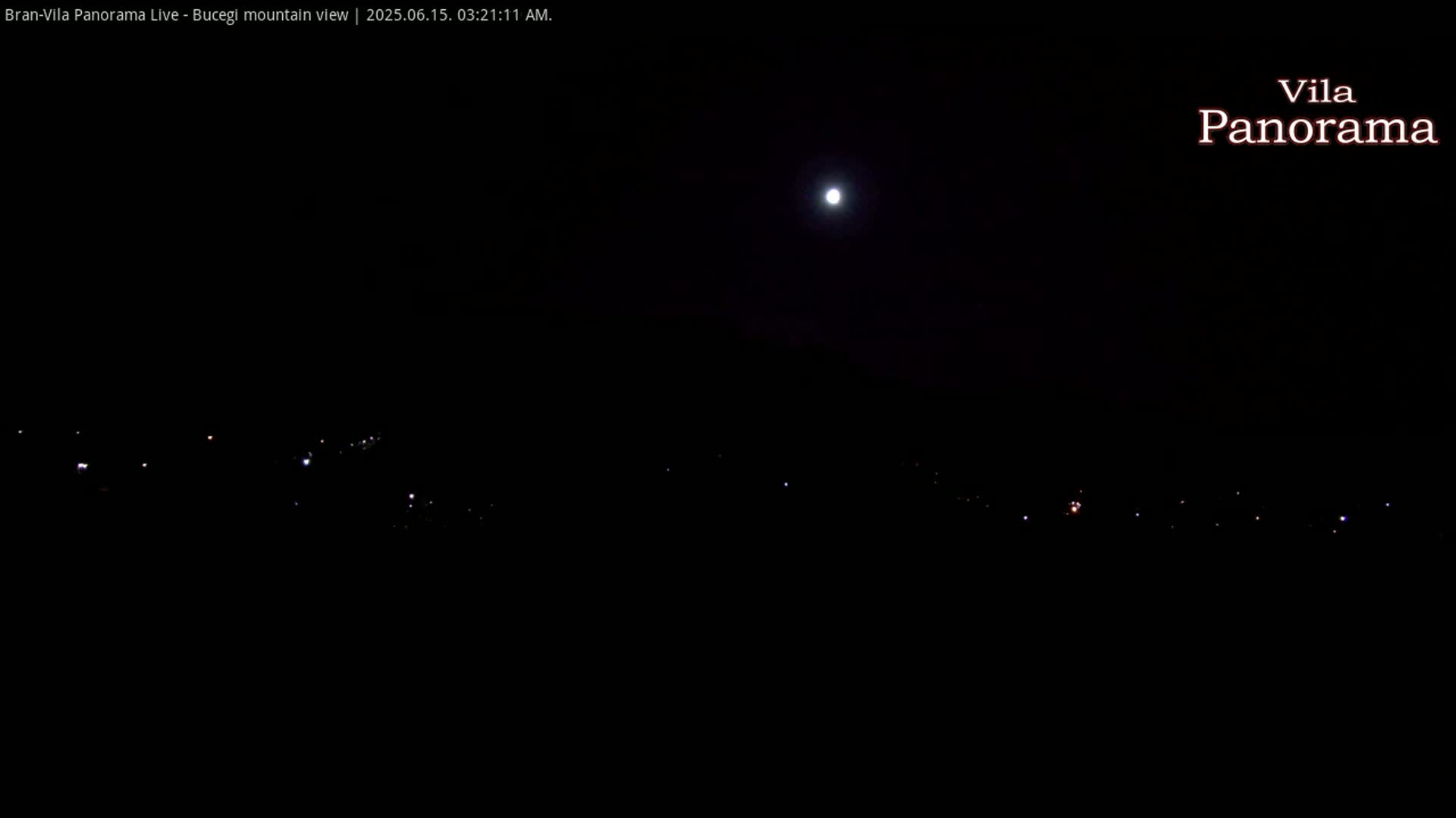 Bucegi Mountain View from Bran Live Cam - Bran,  Braşov, Romania