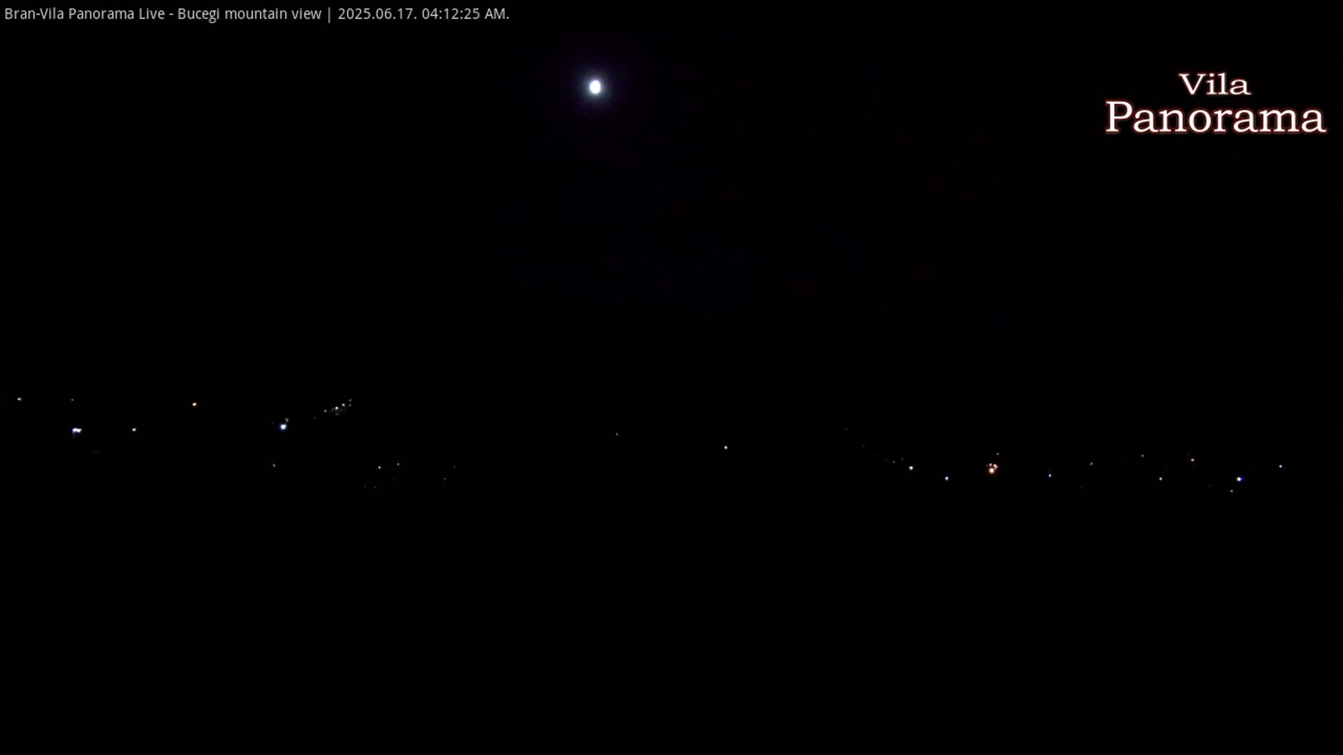 Bucegi Mountain View from Bran Live Cam - Bran,  Braşov, Romania