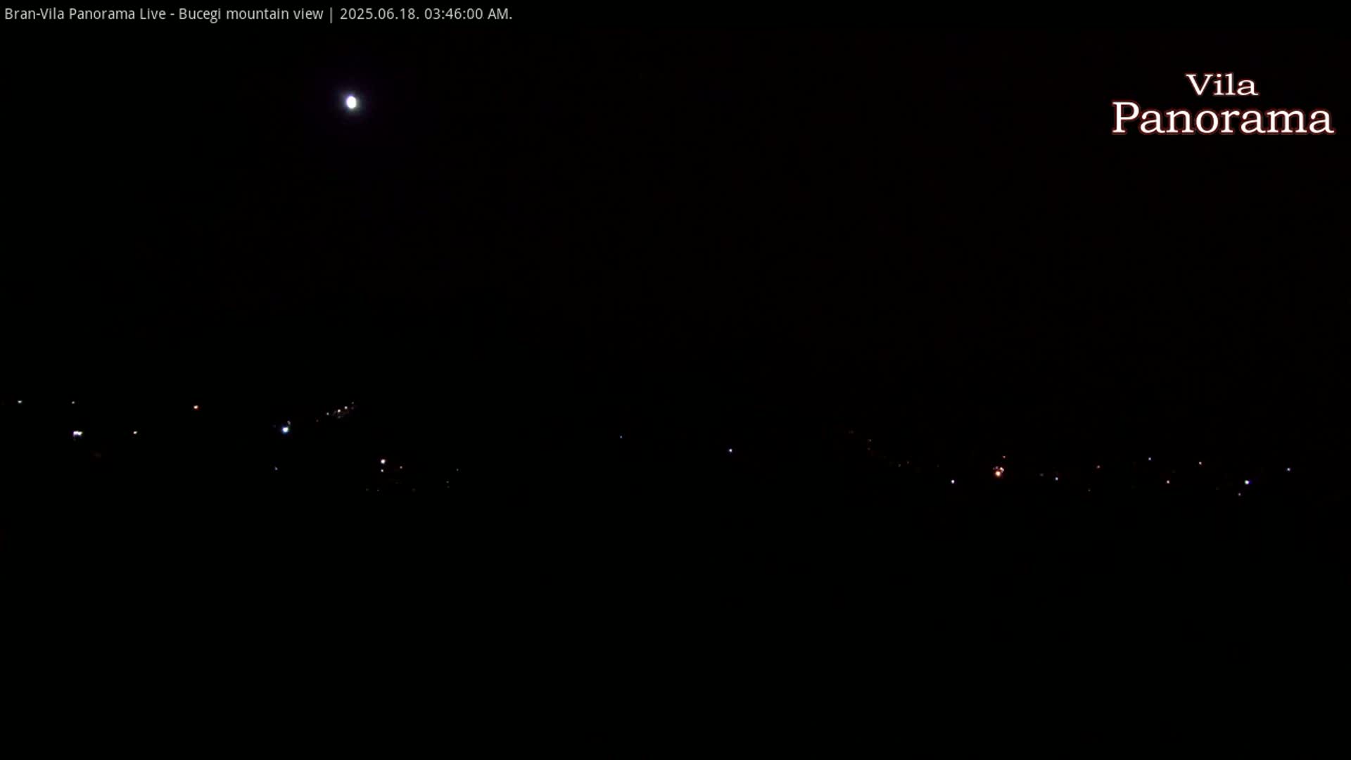 Bucegi Mountain View from Bran Live Cam - Bran,  Braşov, Romania