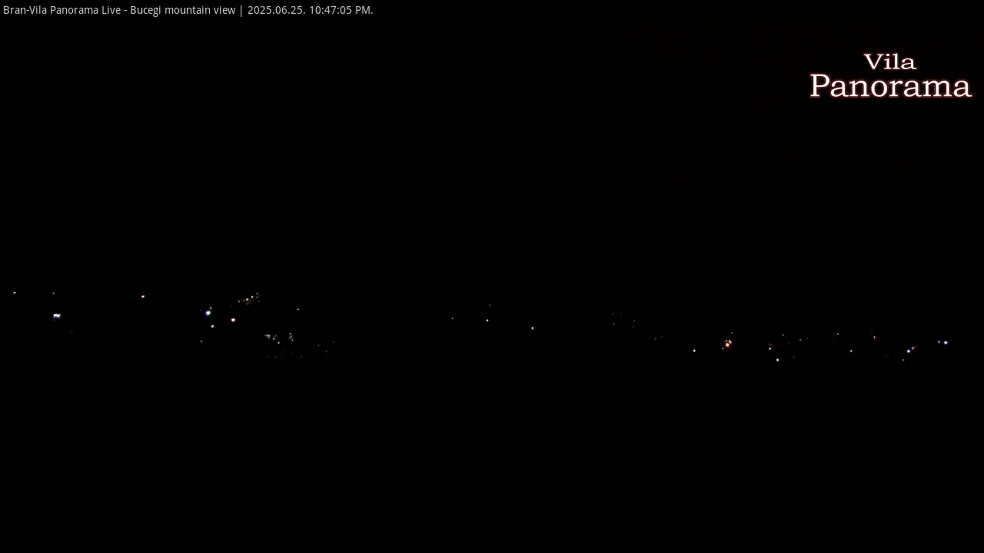 Bucegi Mountain View from Bran Live Cam - Bran,  Braşov, Romania