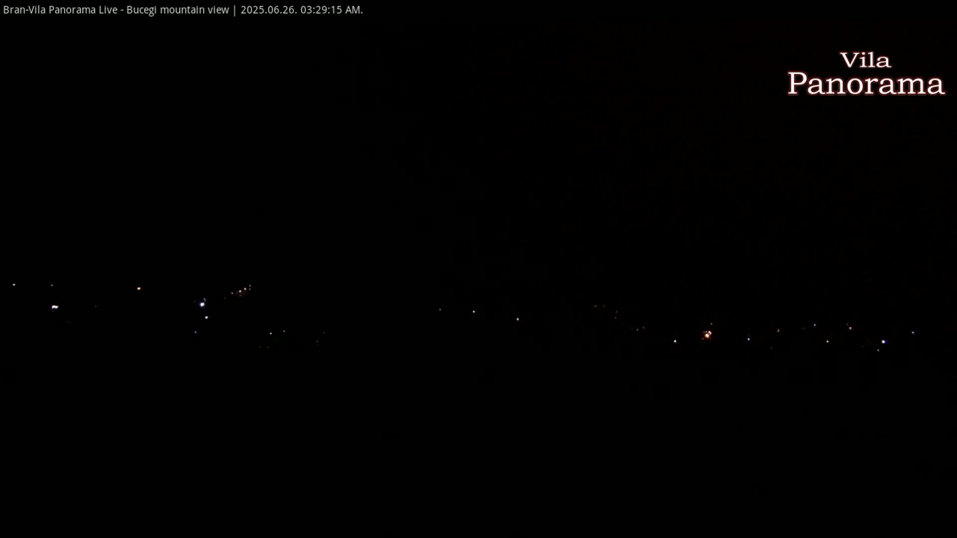 Bucegi Mountain View from Bran Live Cam - Bran,  Braşov, Romania