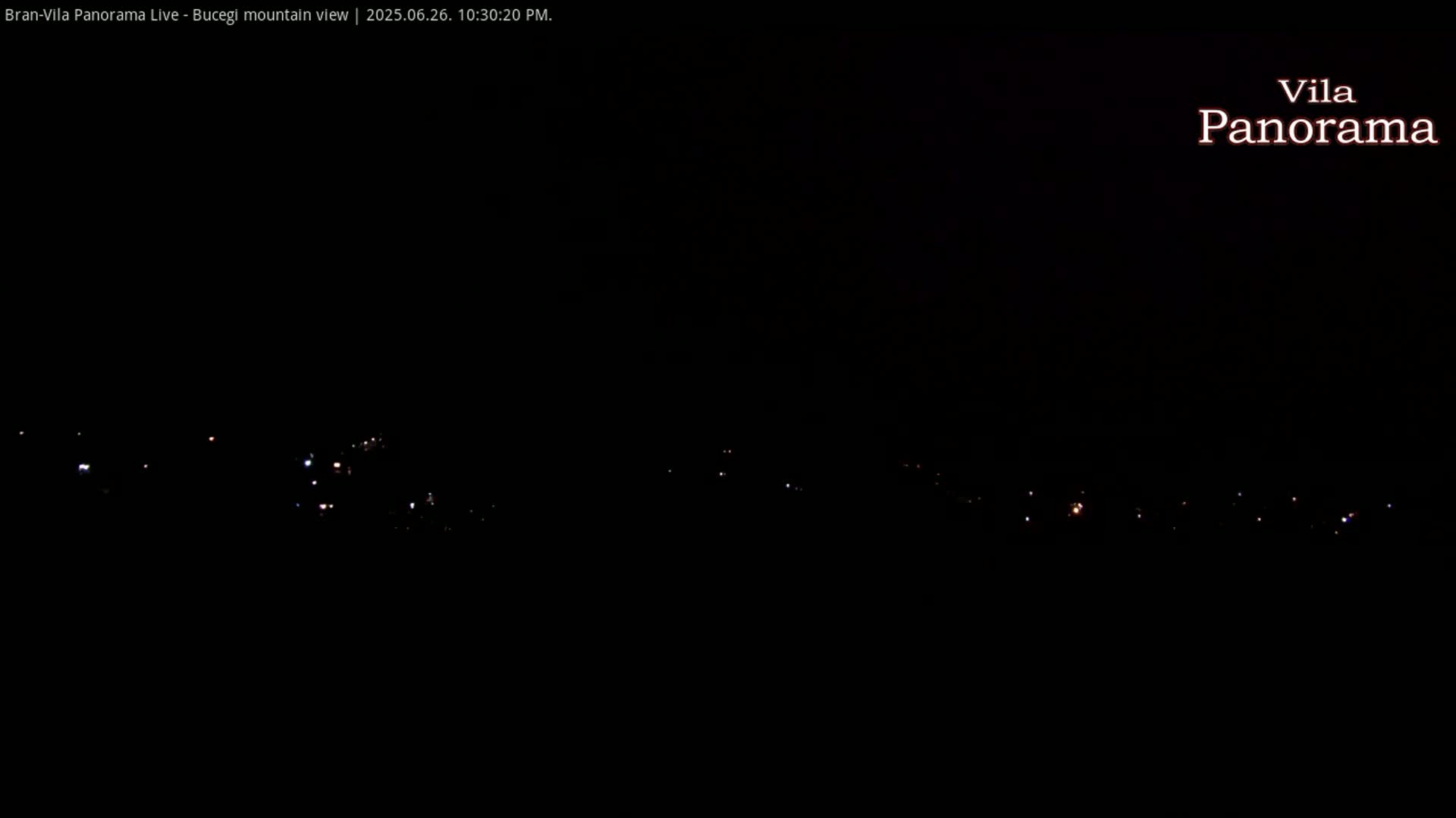 Bucegi Mountain View from Bran Live Cam - Bran,  Braşov, Romania