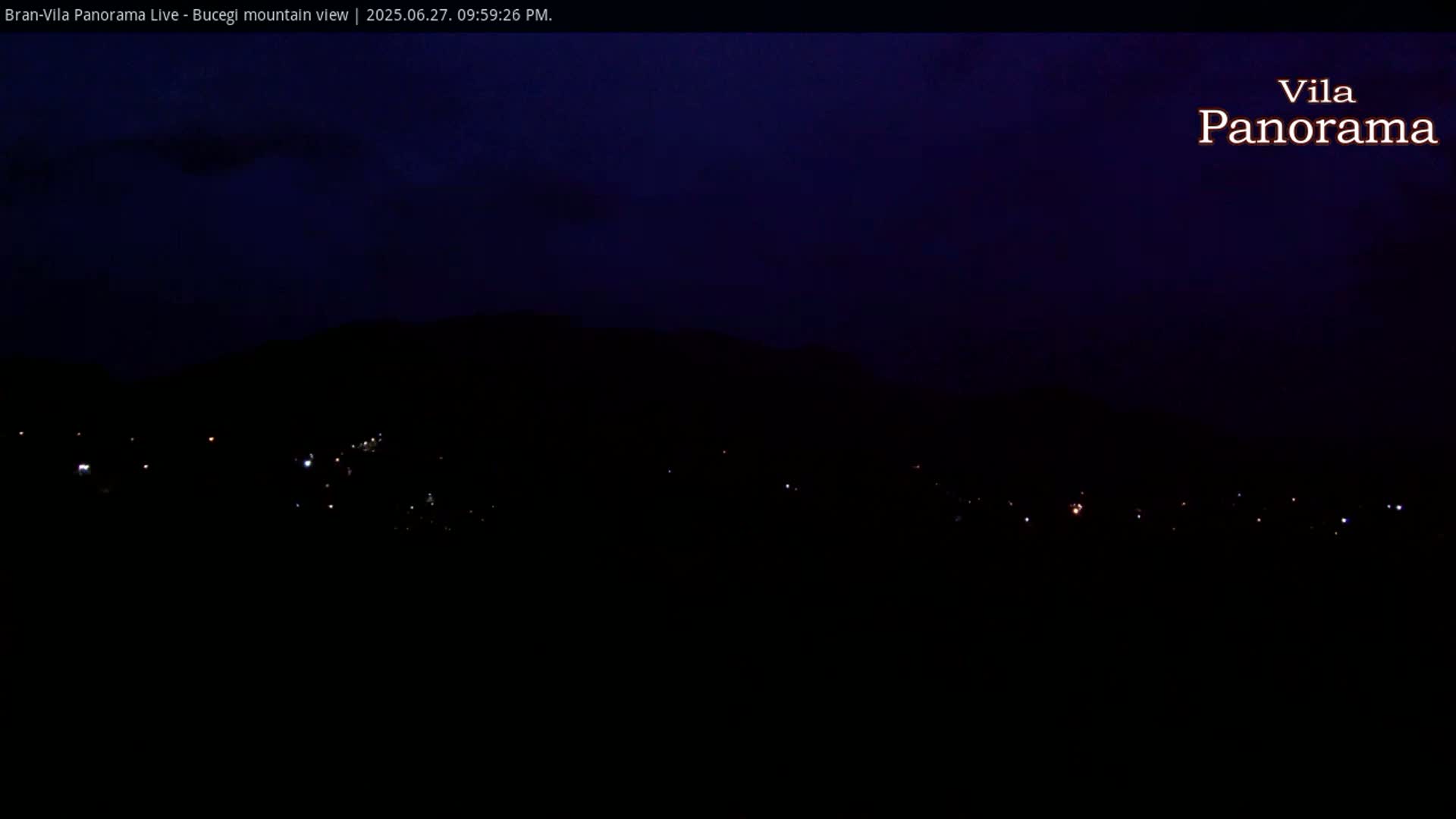 Bucegi Mountain View from Bran Live Cam - Bran,  Braşov, Romania