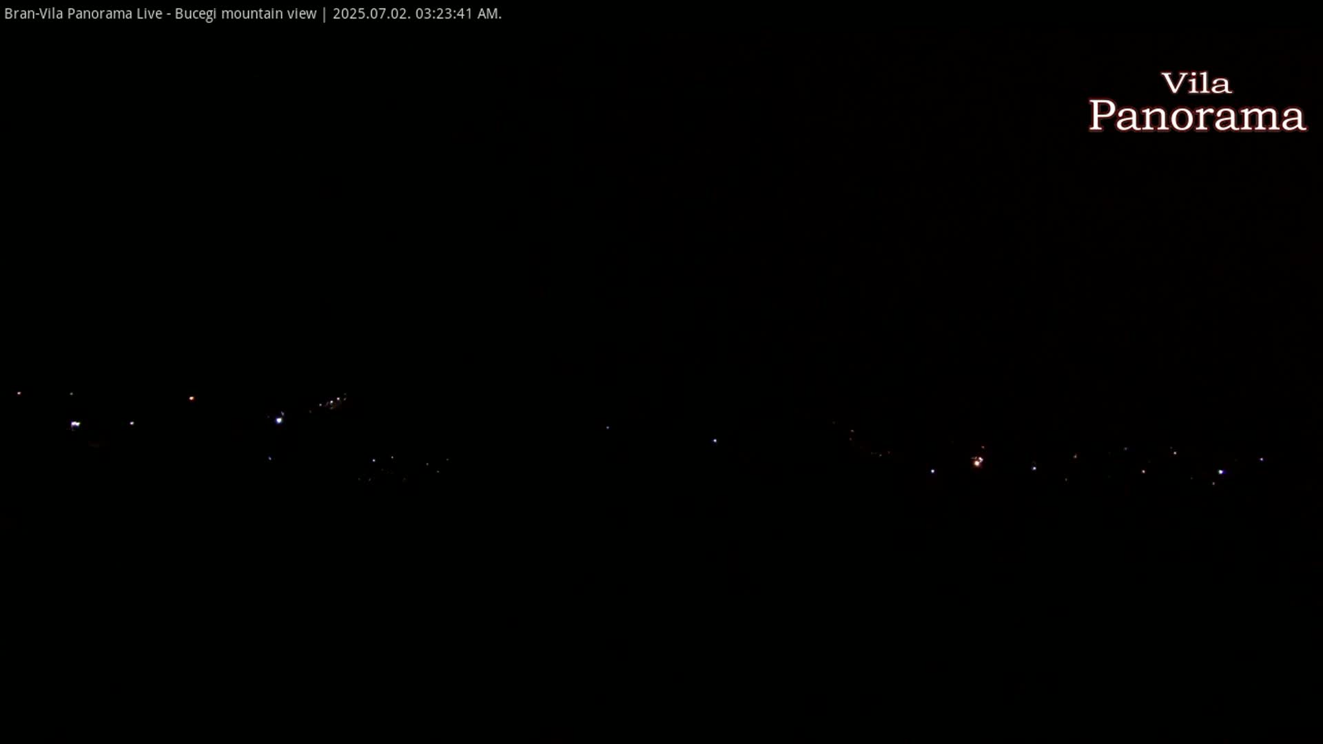 Bucegi Mountain View from Bran Live Cam - Bran,  Braşov, Romania