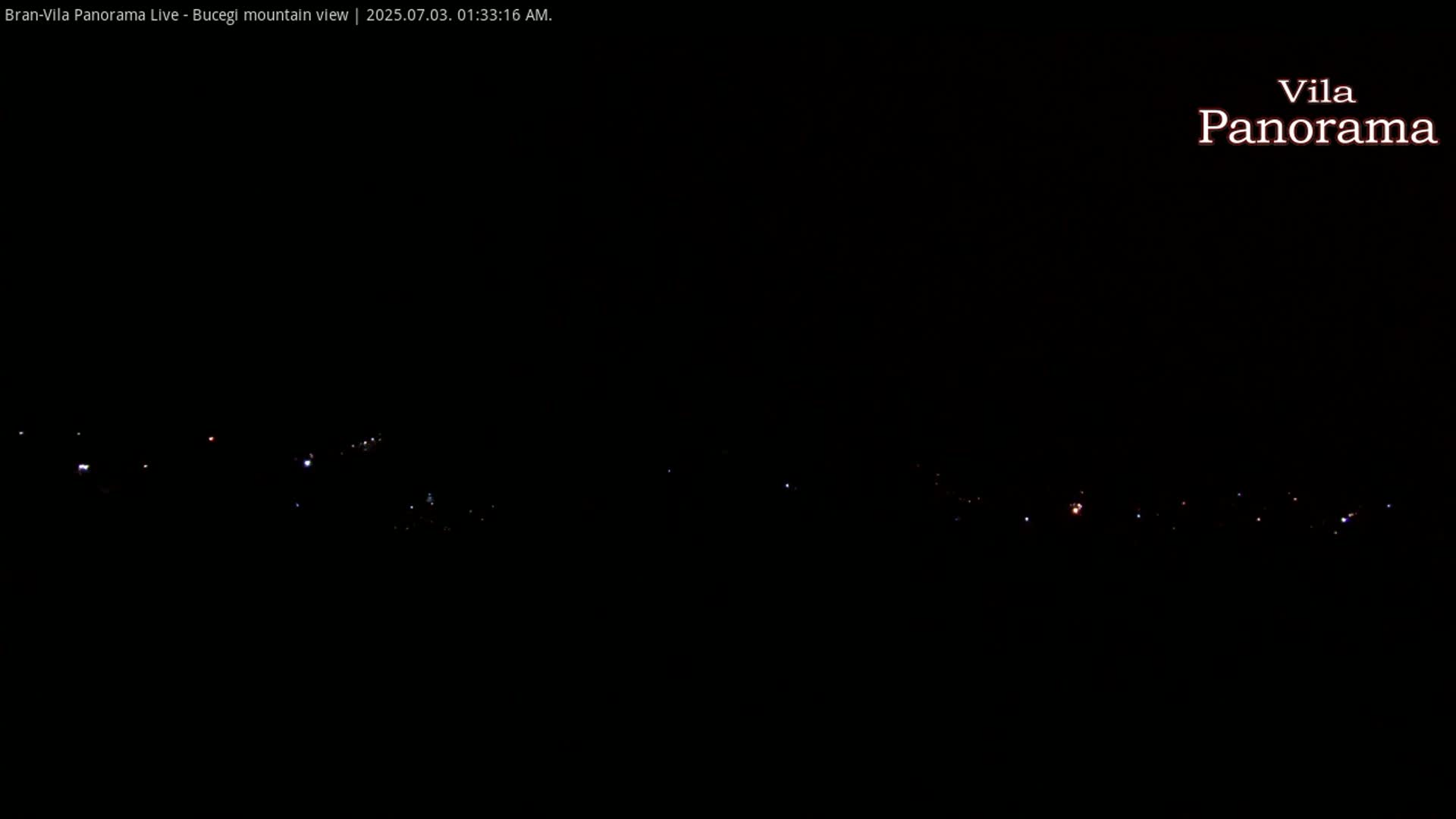 Bucegi Mountain View from Bran Live Cam - Bran,  Braşov, Romania