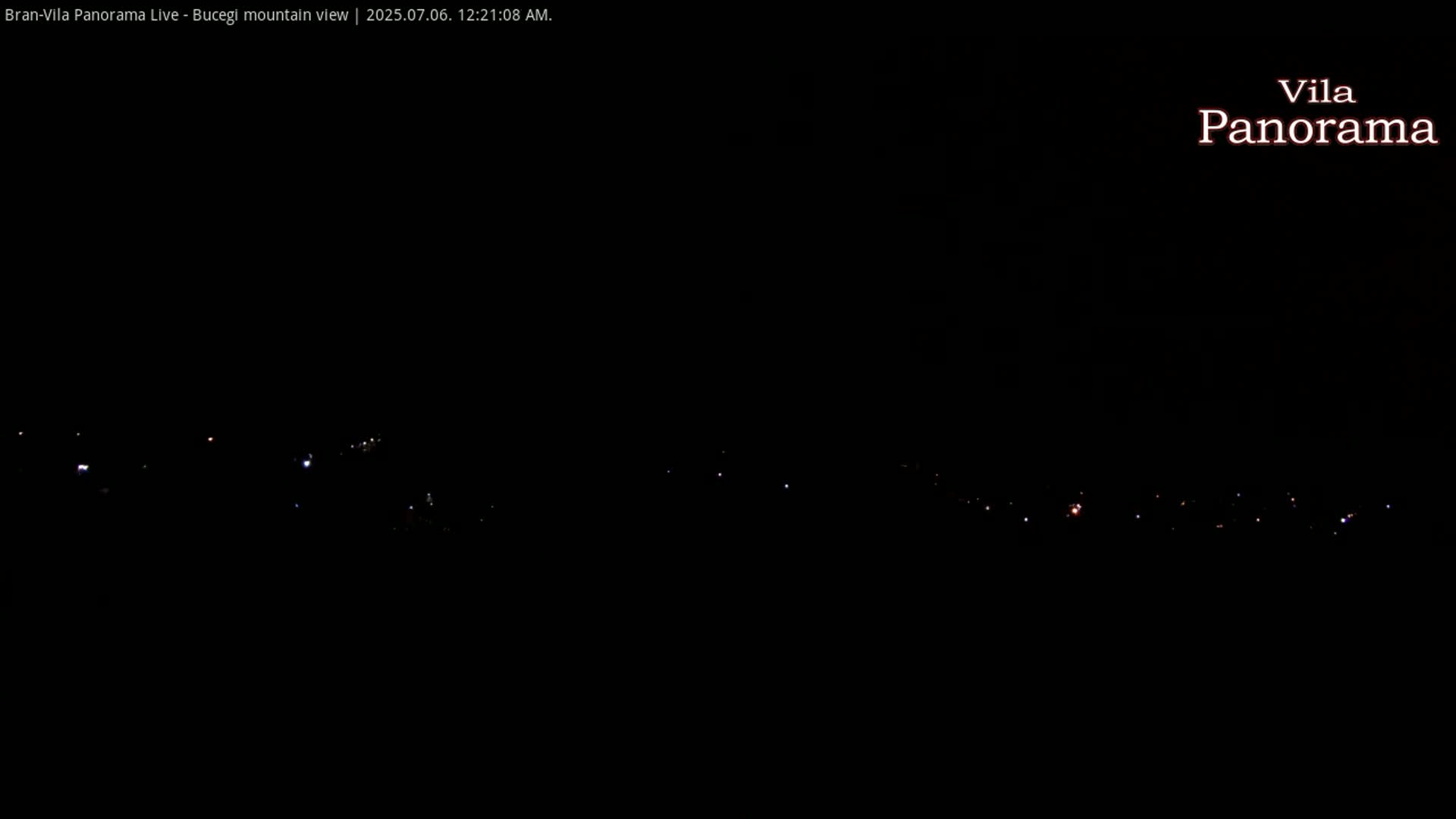 Bucegi Mountain View from Bran Live Cam - Bran,  Braşov, Romania