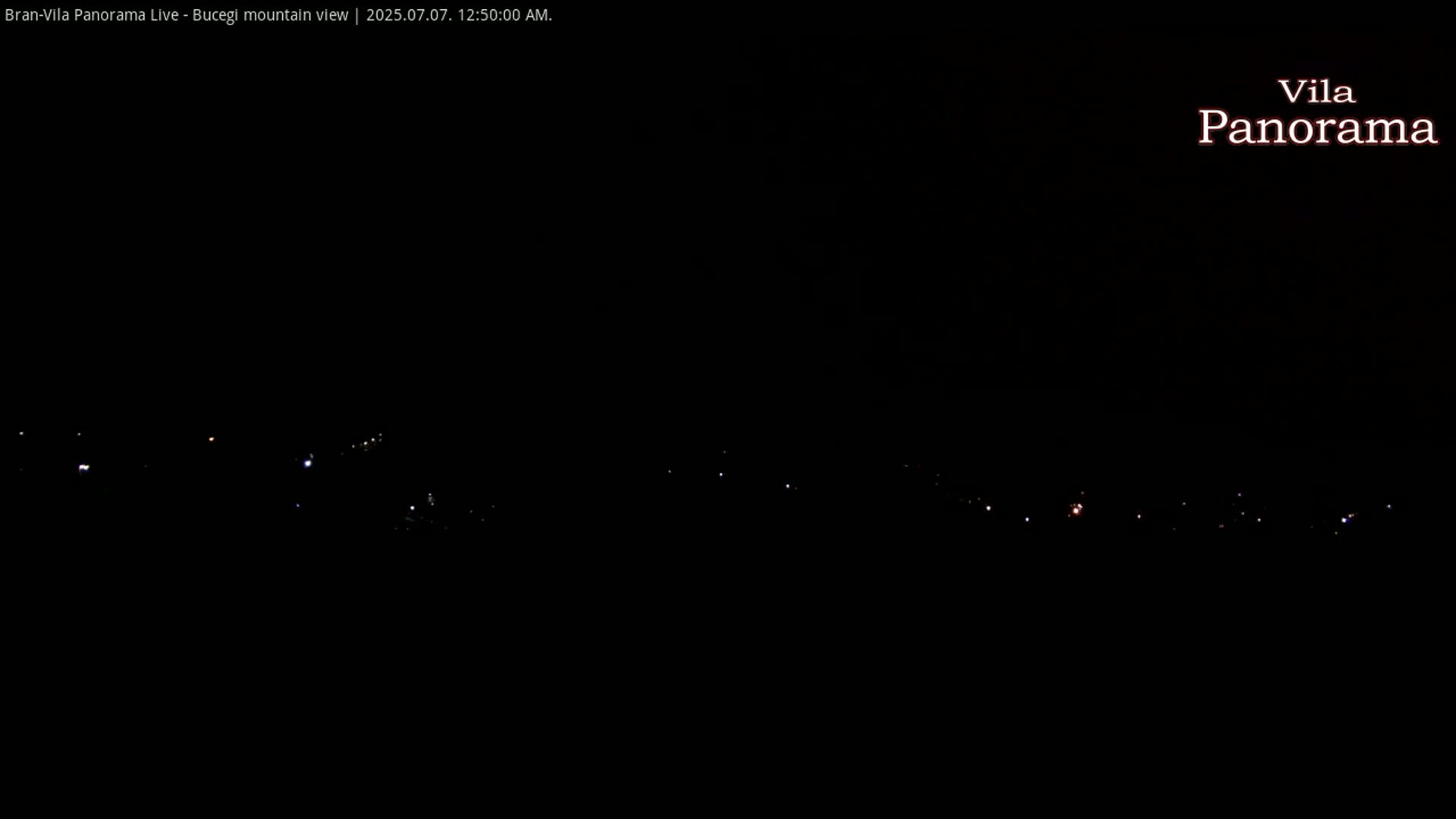 Bucegi Mountain View from Bran Live Cam - Bran,  Braşov, Romania