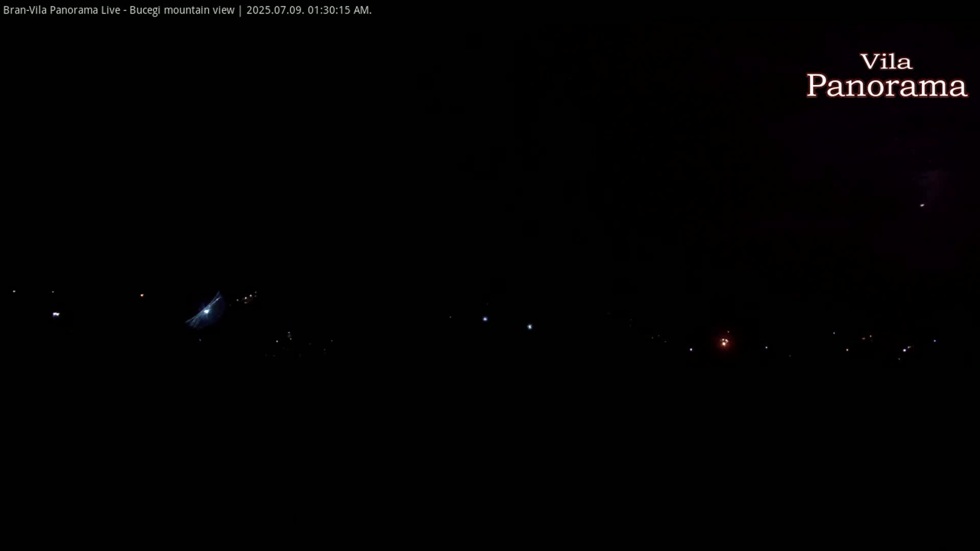 Bucegi Mountain View from Bran Live Cam - Bran,  Braşov, Romania