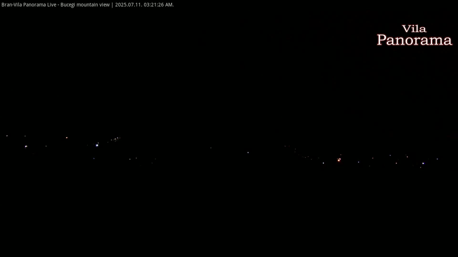 Bucegi Mountain View from Bran Live Cam - Bran,  Braşov, Romania