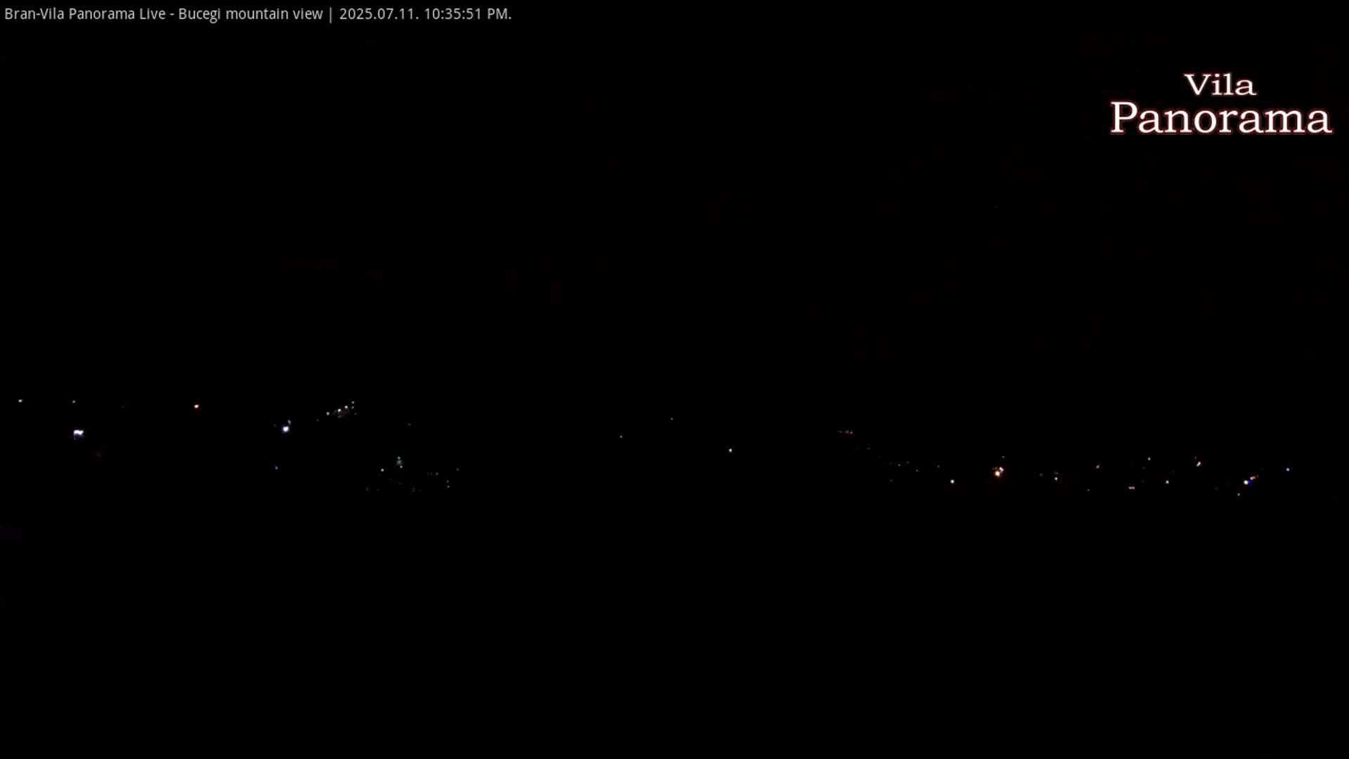 Bucegi Mountain View from Bran Live Cam - Bran,  Braşov, Romania