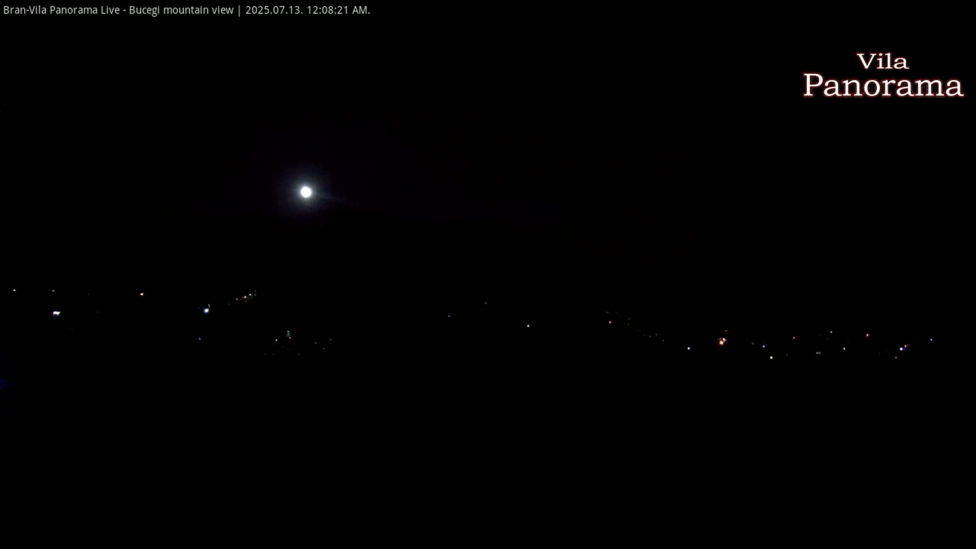 Bucegi Mountain View from Bran Live Cam - Bran,  Braşov, Romania
