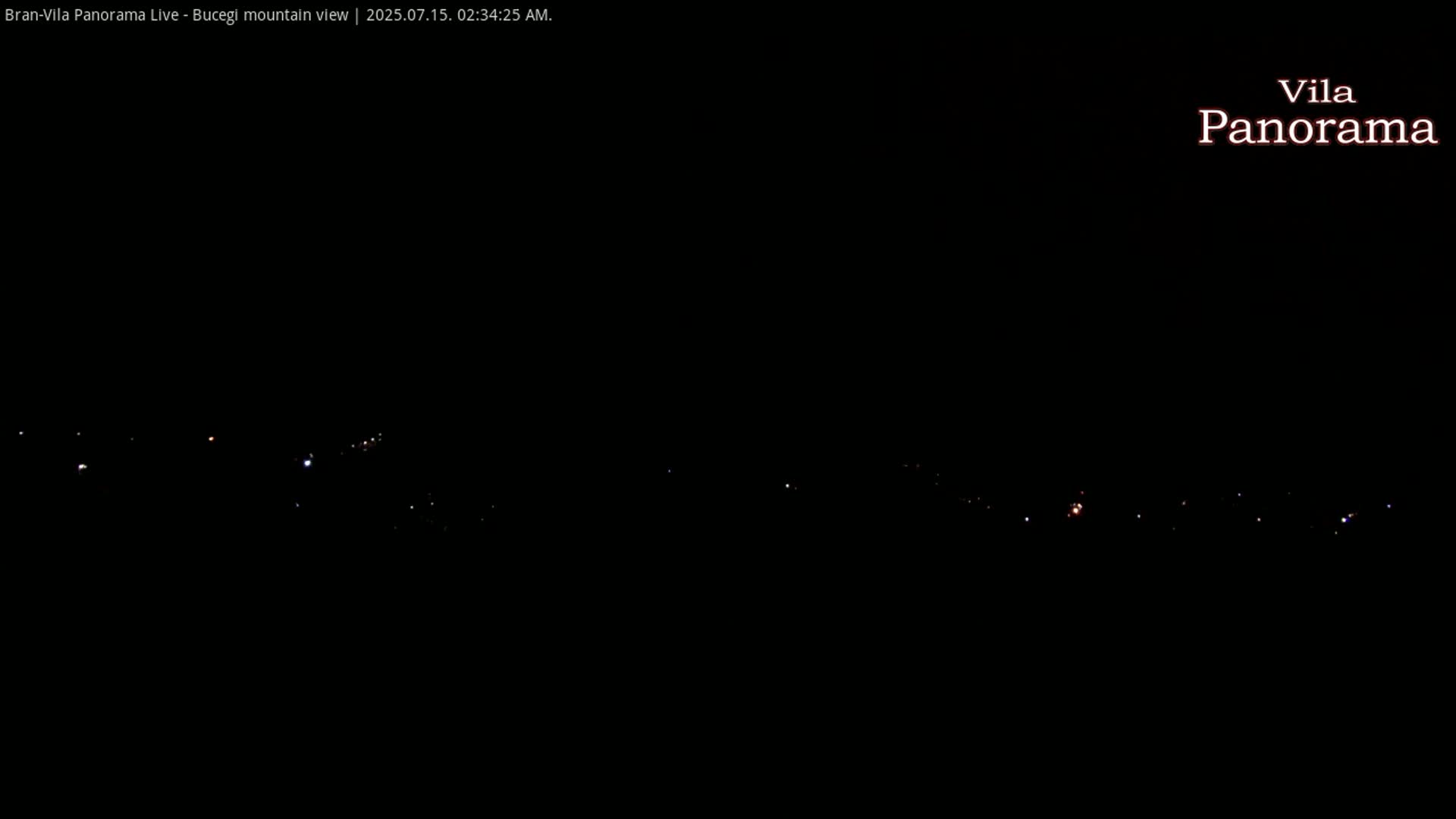 Bucegi Mountain View from Bran Live Cam - Bran,  Braşov, Romania