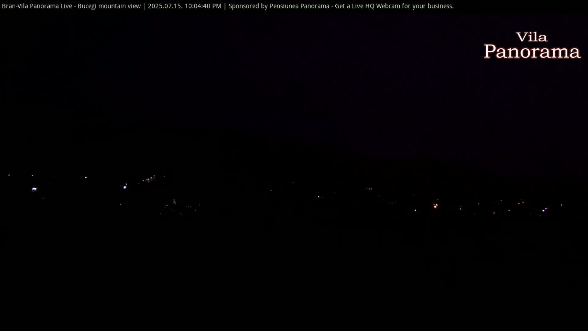 Bucegi Mountain View from Bran Live Cam - Bran,  Braşov, Romania