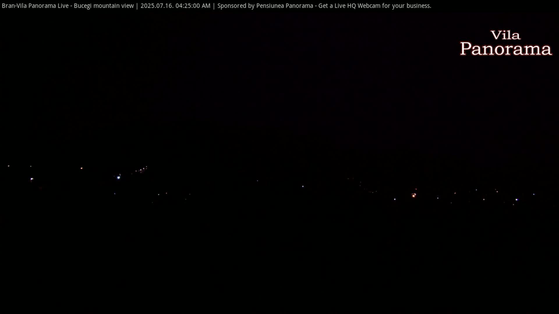 Bucegi Mountain View from Bran Live Cam - Bran,  Braşov, Romania