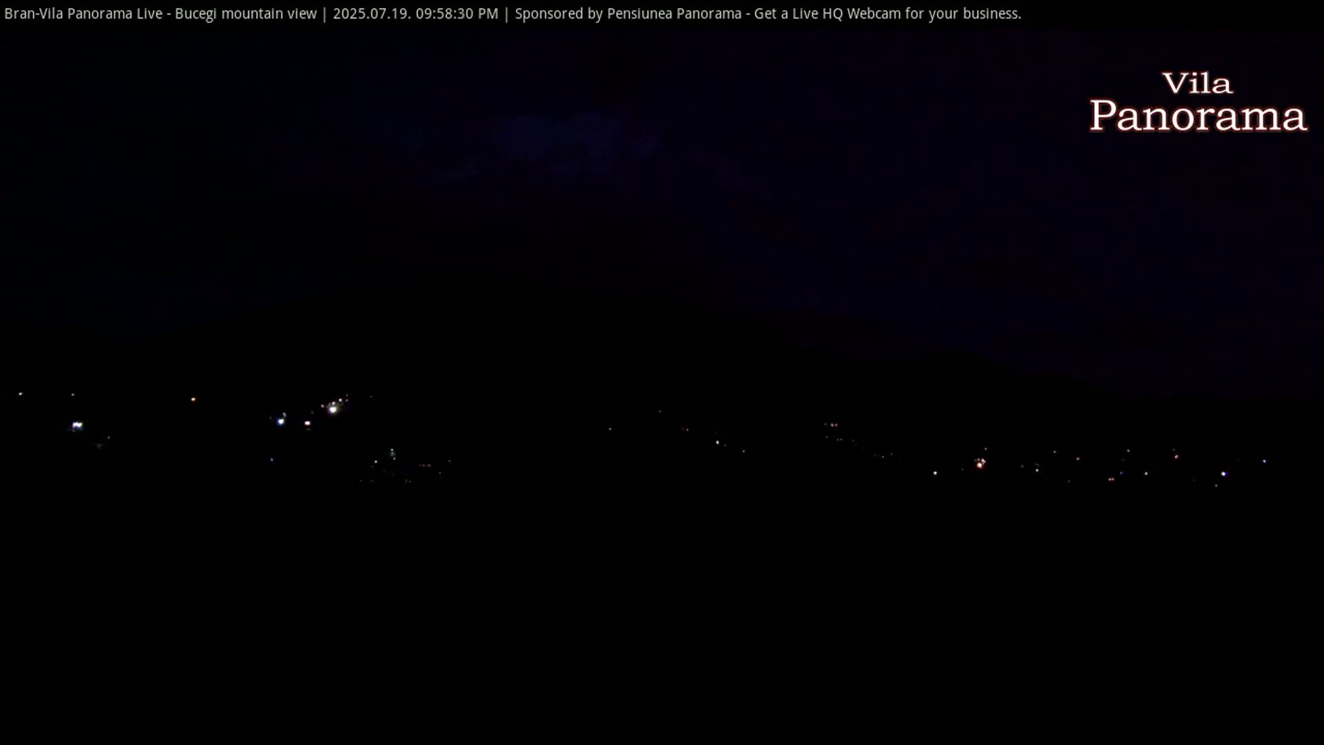 Bucegi Mountain View from Bran Live Cam - Bran,  Braşov, Romania