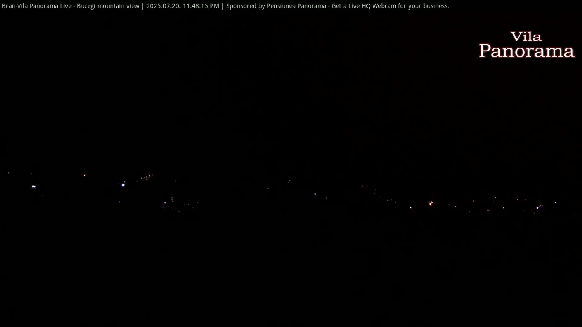 Bucegi Mountain View from Bran Live Cam - Bran,  Braşov, Romania