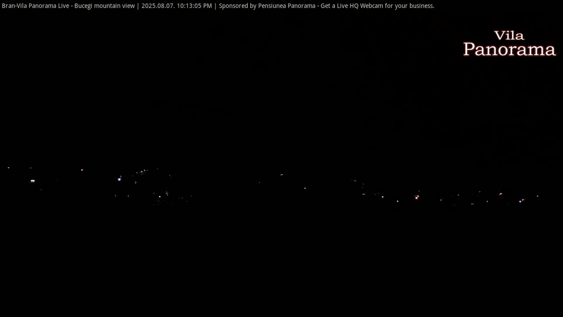 Bucegi Mountain View from Bran Live Cam - Bran,  Braşov, Romania