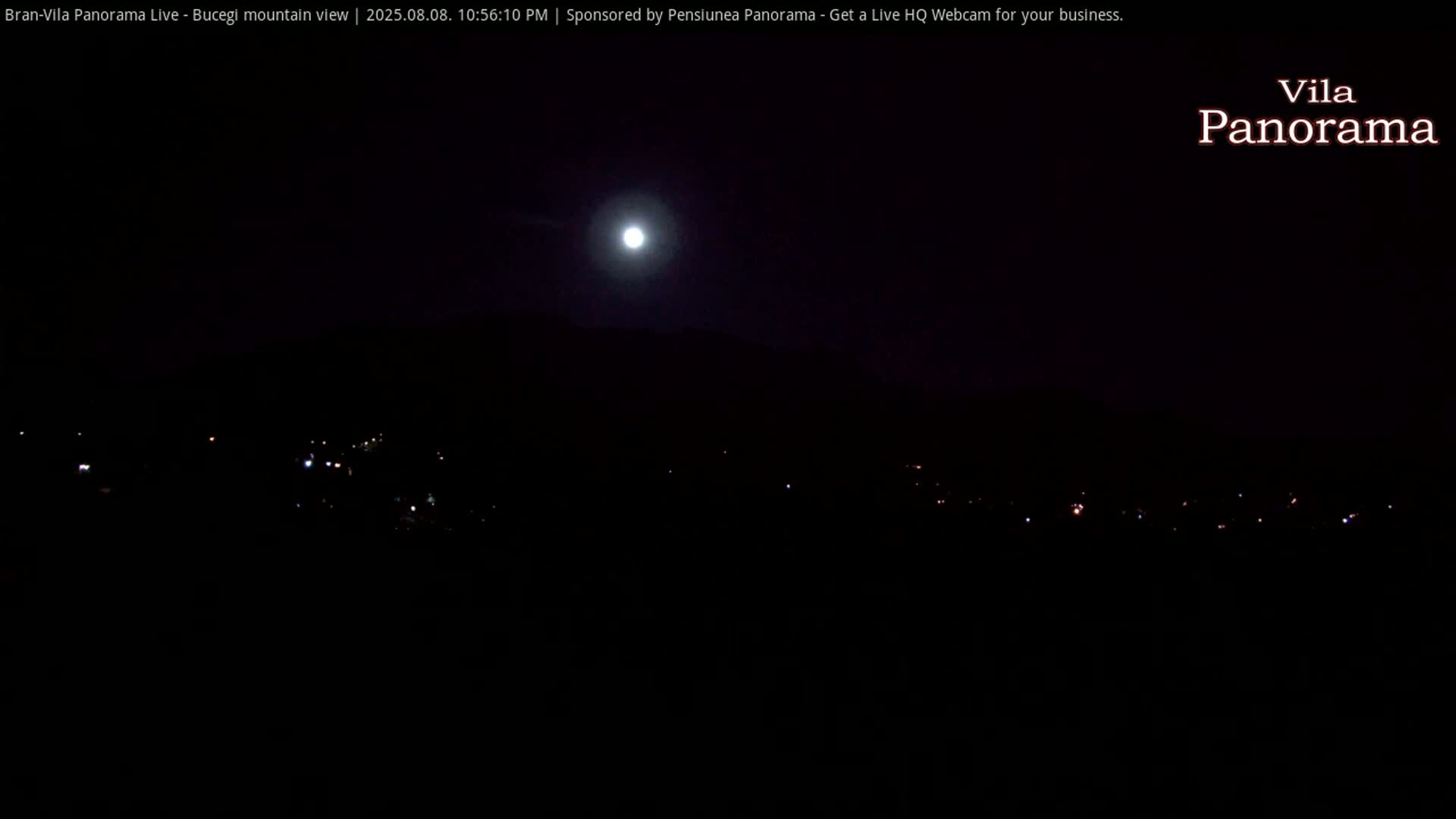 Bucegi Mountain View from Bran Live Cam - Bran,  Braşov, Romania