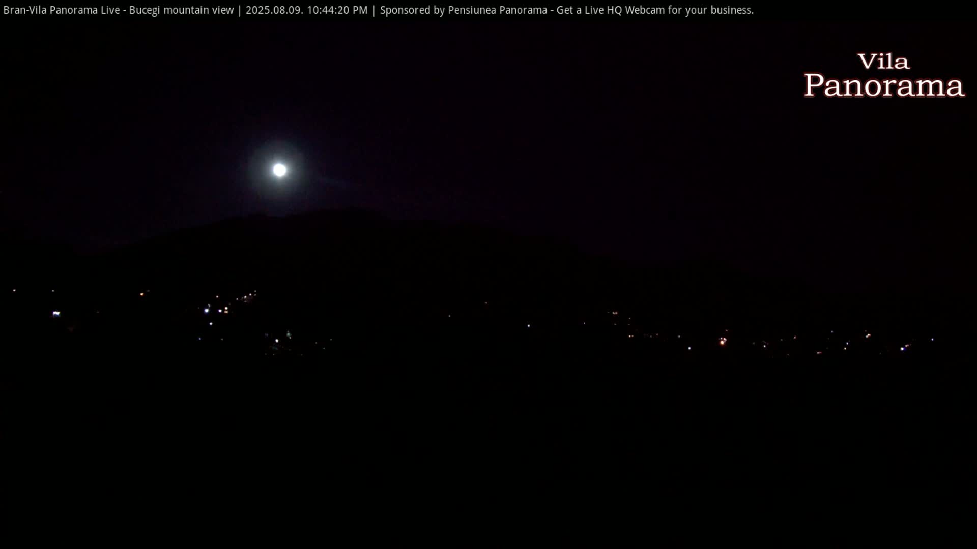 Bucegi Mountain View from Bran Live Cam - Bran,  Braşov, Romania