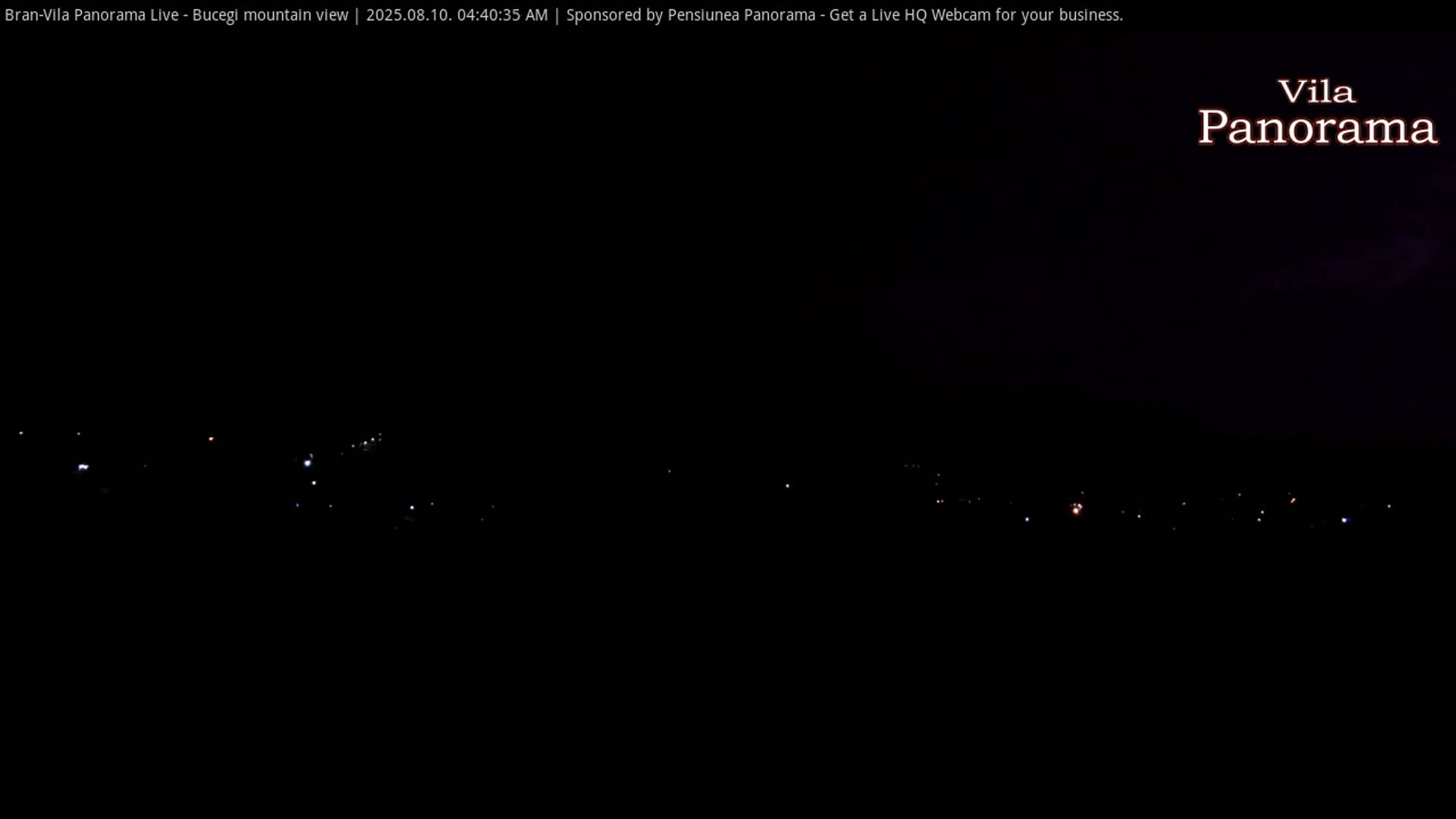 Bucegi Mountain View from Bran Live Cam - Bran,  Braşov, Romania