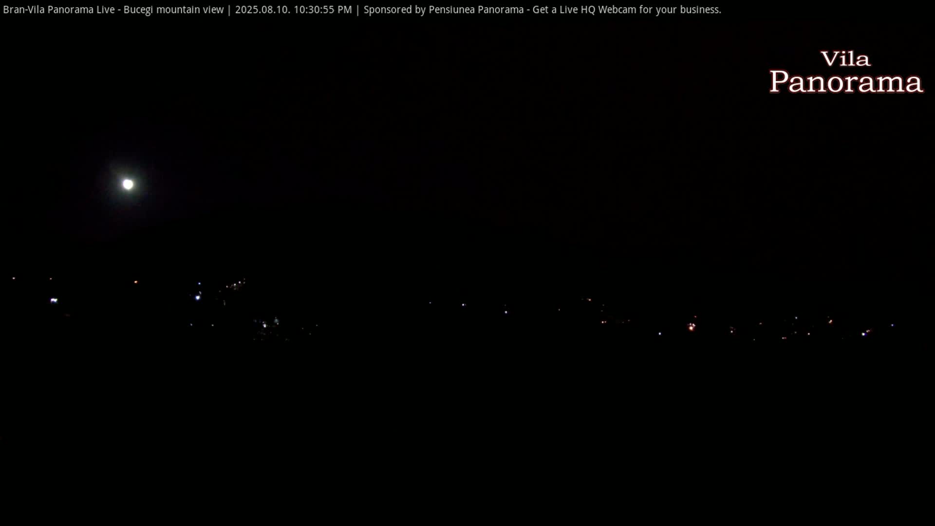 Bucegi Mountain View from Bran Live Cam - Bran,  Braşov, Romania