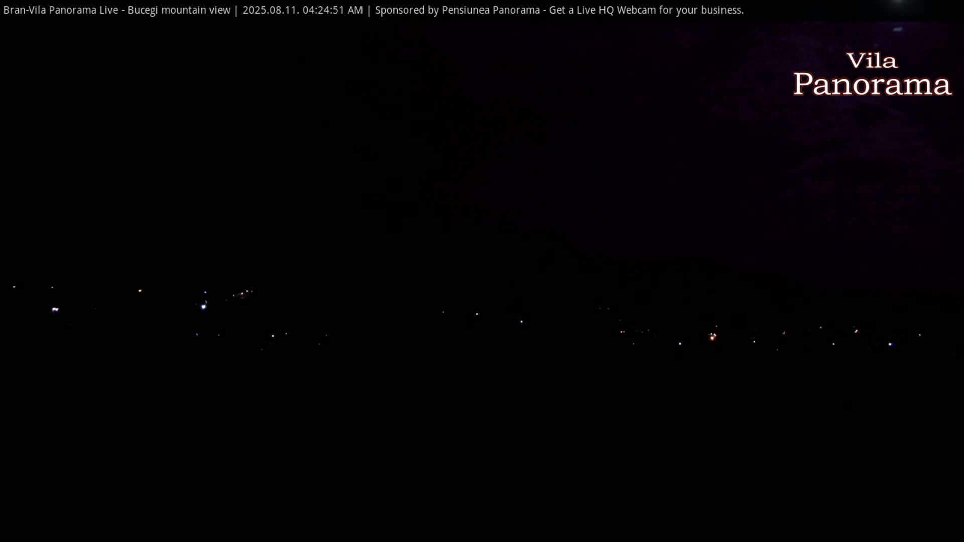 Bucegi Mountain View from Bran Live Cam - Bran,  Braşov, Romania