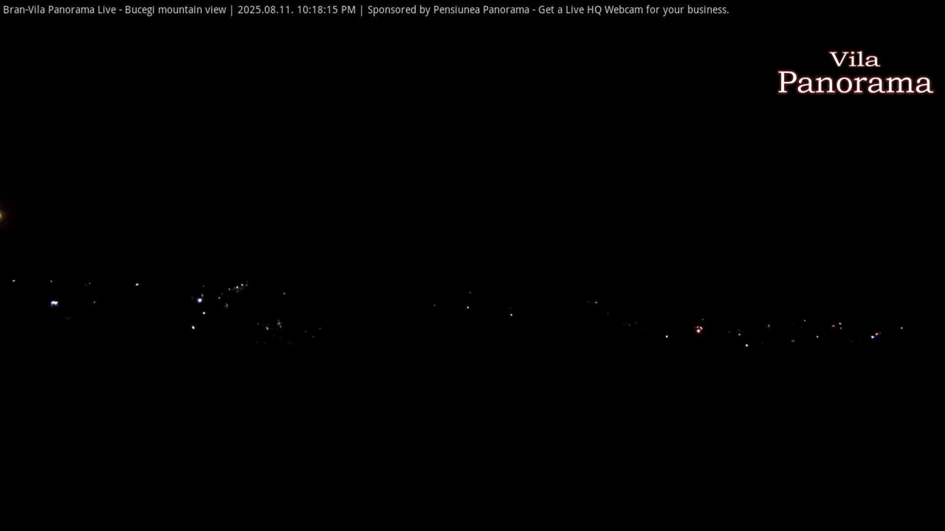 Bucegi Mountain View from Bran Live Cam - Bran,  Braşov, Romania