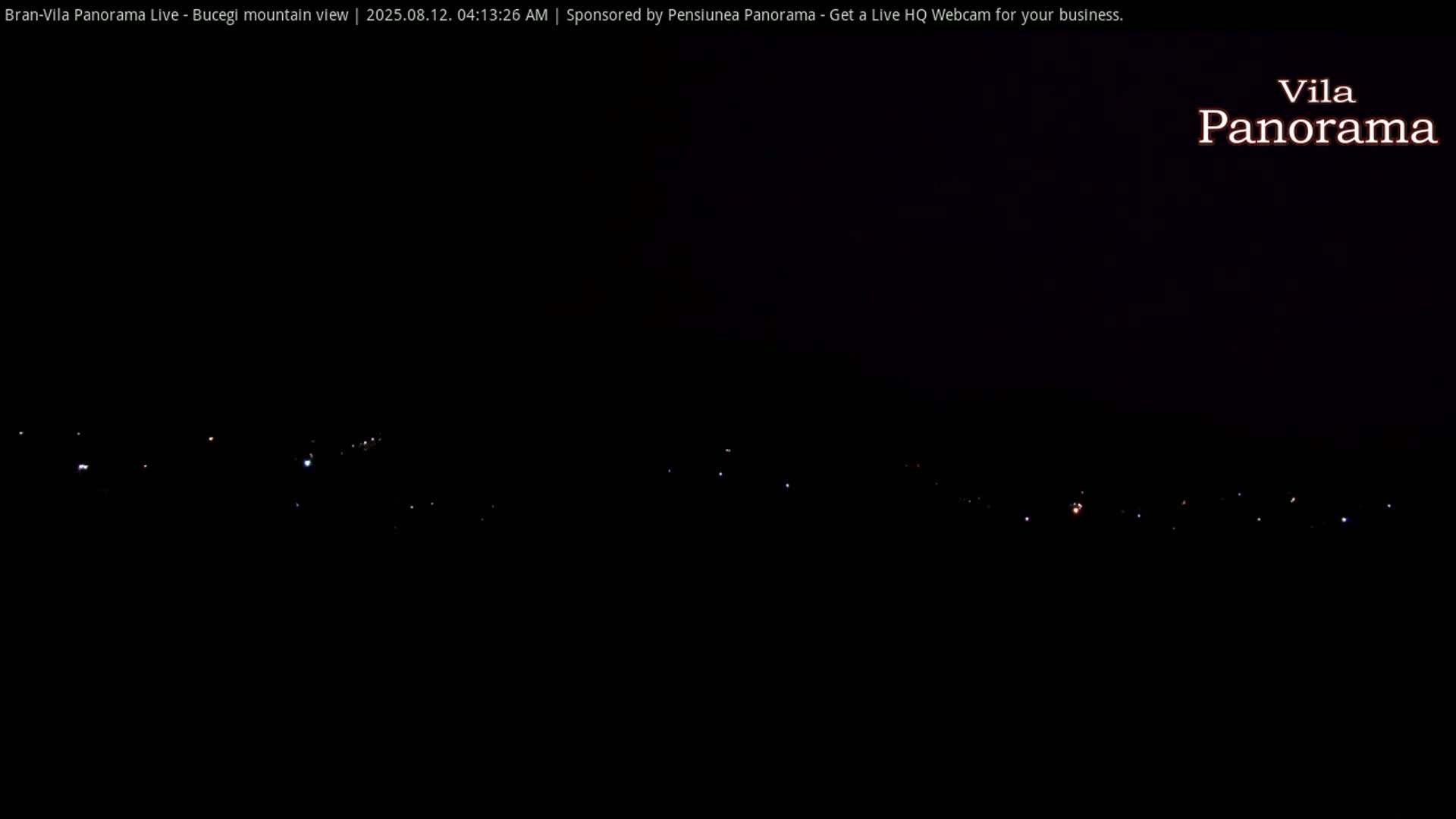 Bucegi Mountain View from Bran Live Cam - Bran,  Braşov, Romania