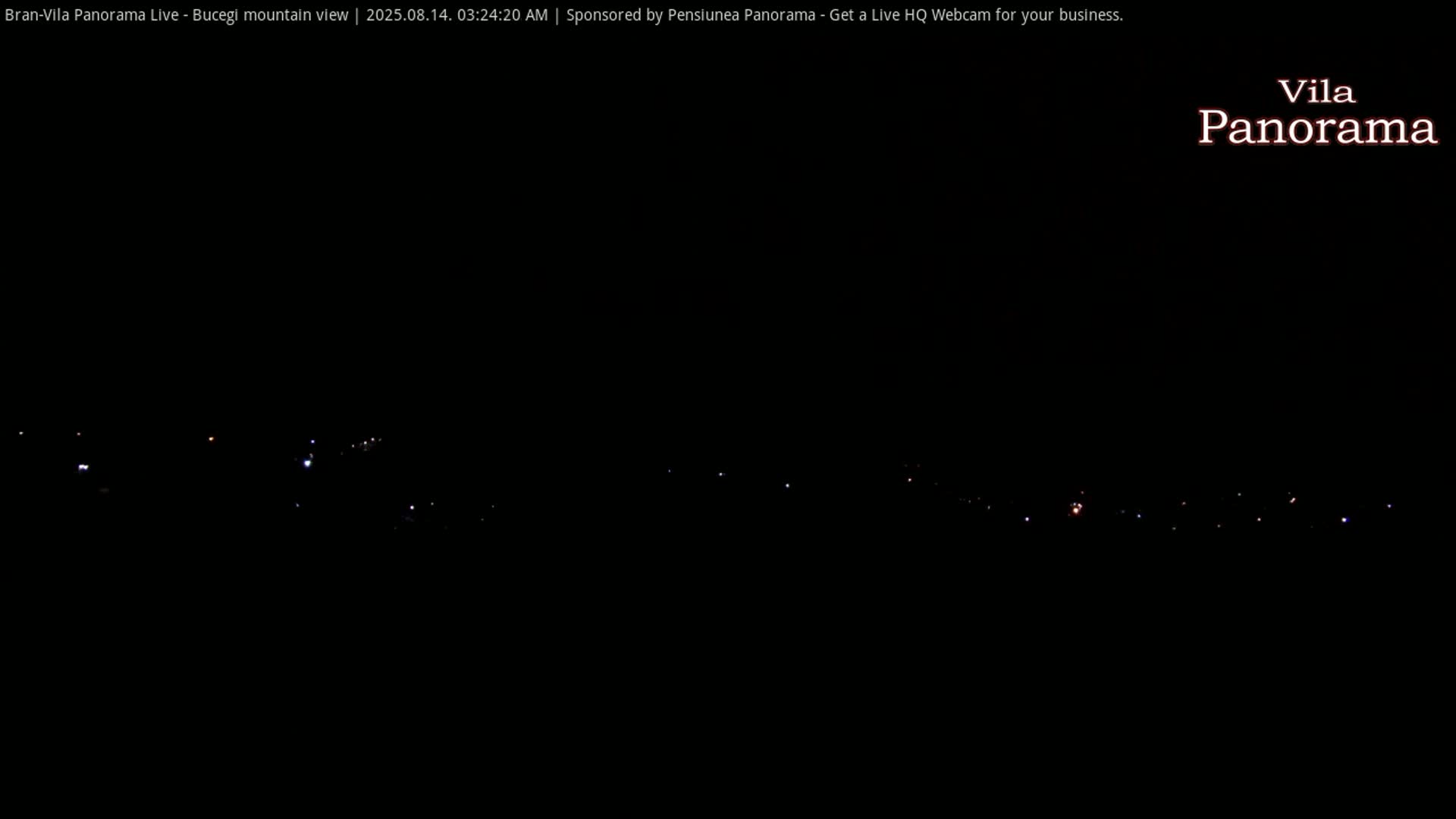 Bucegi Mountain View from Bran Live Cam - Bran,  Braşov, Romania