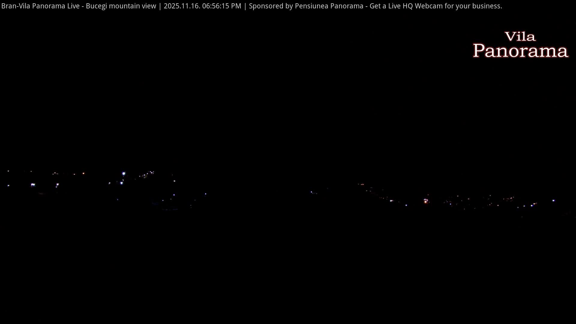 Bucegi Mountain View from Bran Live Cam - Bran,  Braşov, Romania