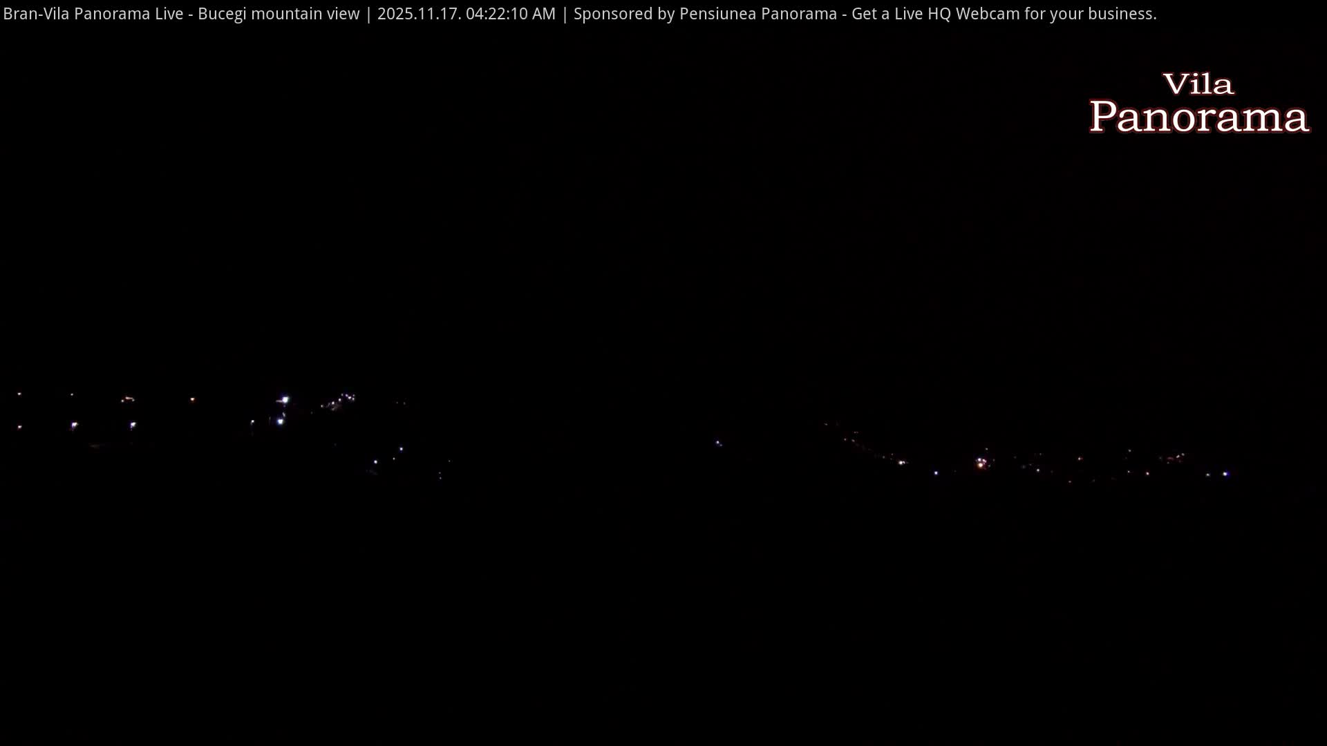 Bucegi Mountain View from Bran Live Cam - Bran,  Braşov, Romania