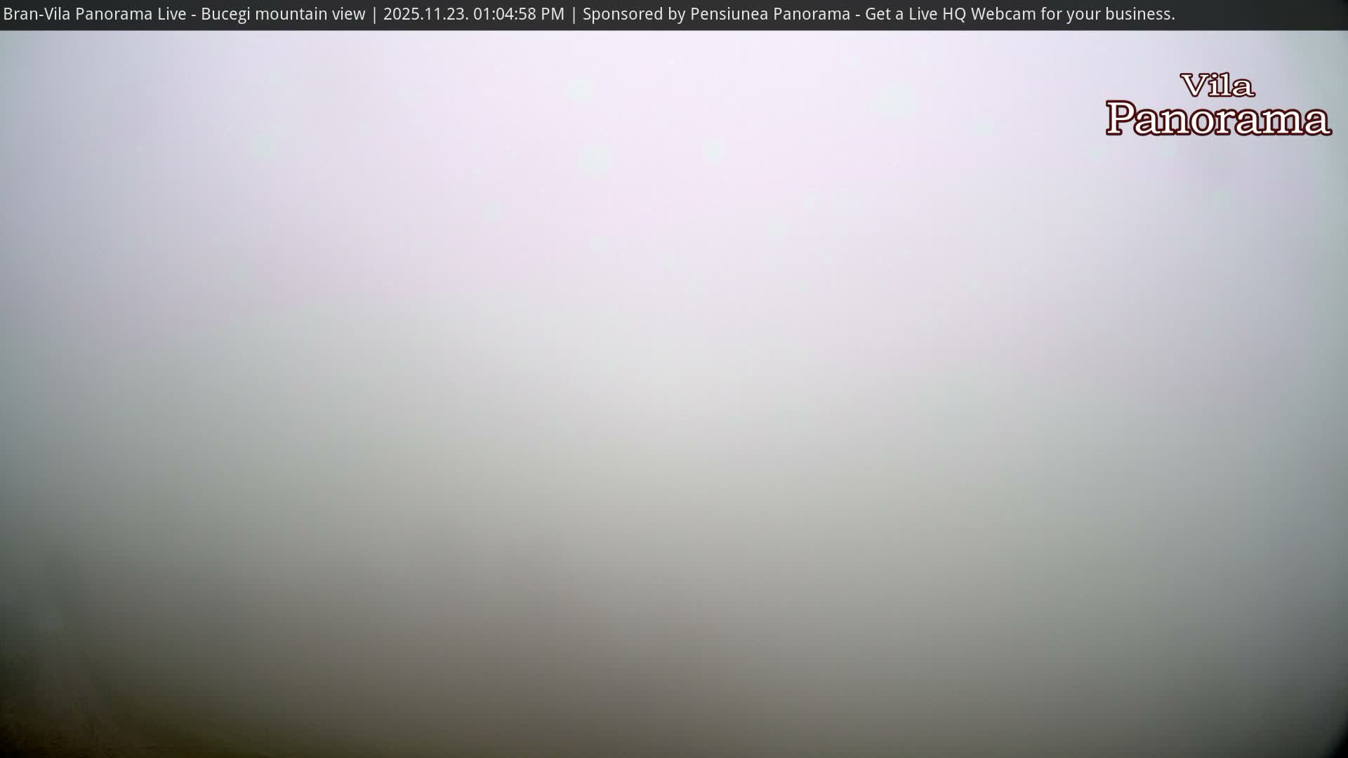 Bucegi Mountain View from Bran Live Cam - Bran,  Braşov, Romania