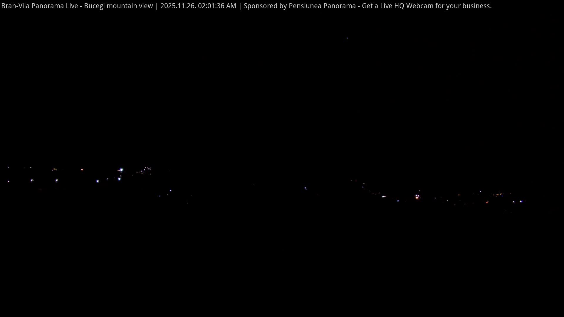 Bucegi Mountain View from Bran Live Cam - Bran,  Braşov, Romania