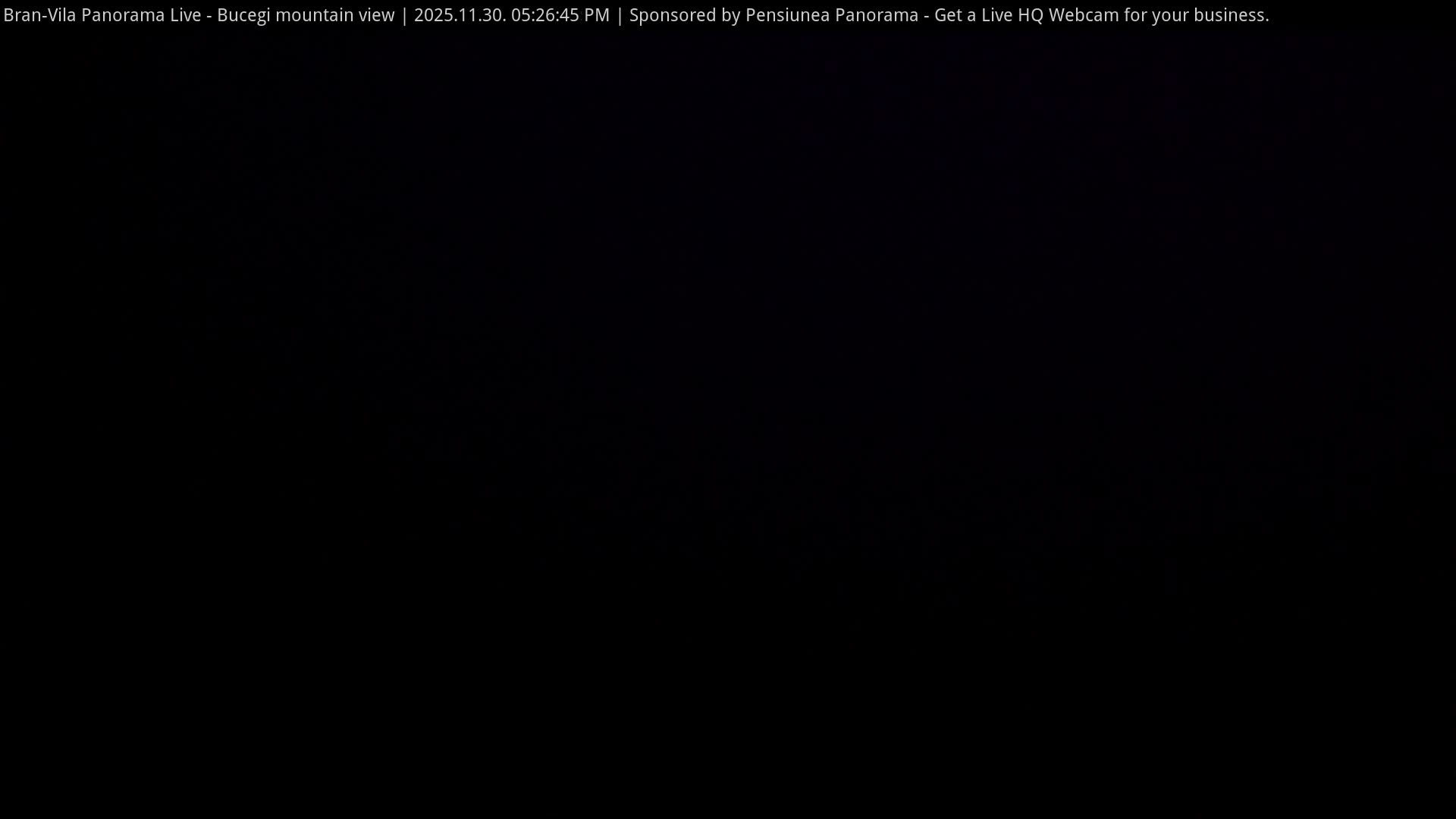 Bucegi Mountain View from Bran Live Cam - Bran,  Braşov, Romania